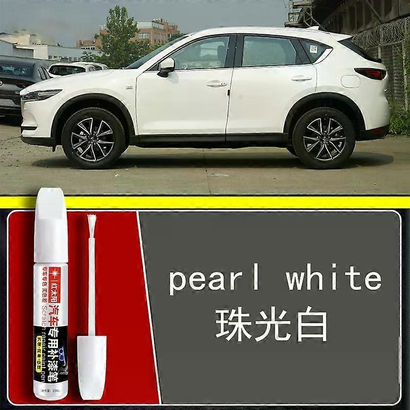 2 db-os autófényezés-javító toll Mazda CX30-hoz, fehér kristály gyémántkék platina acél festékkarcolások javító eszköz