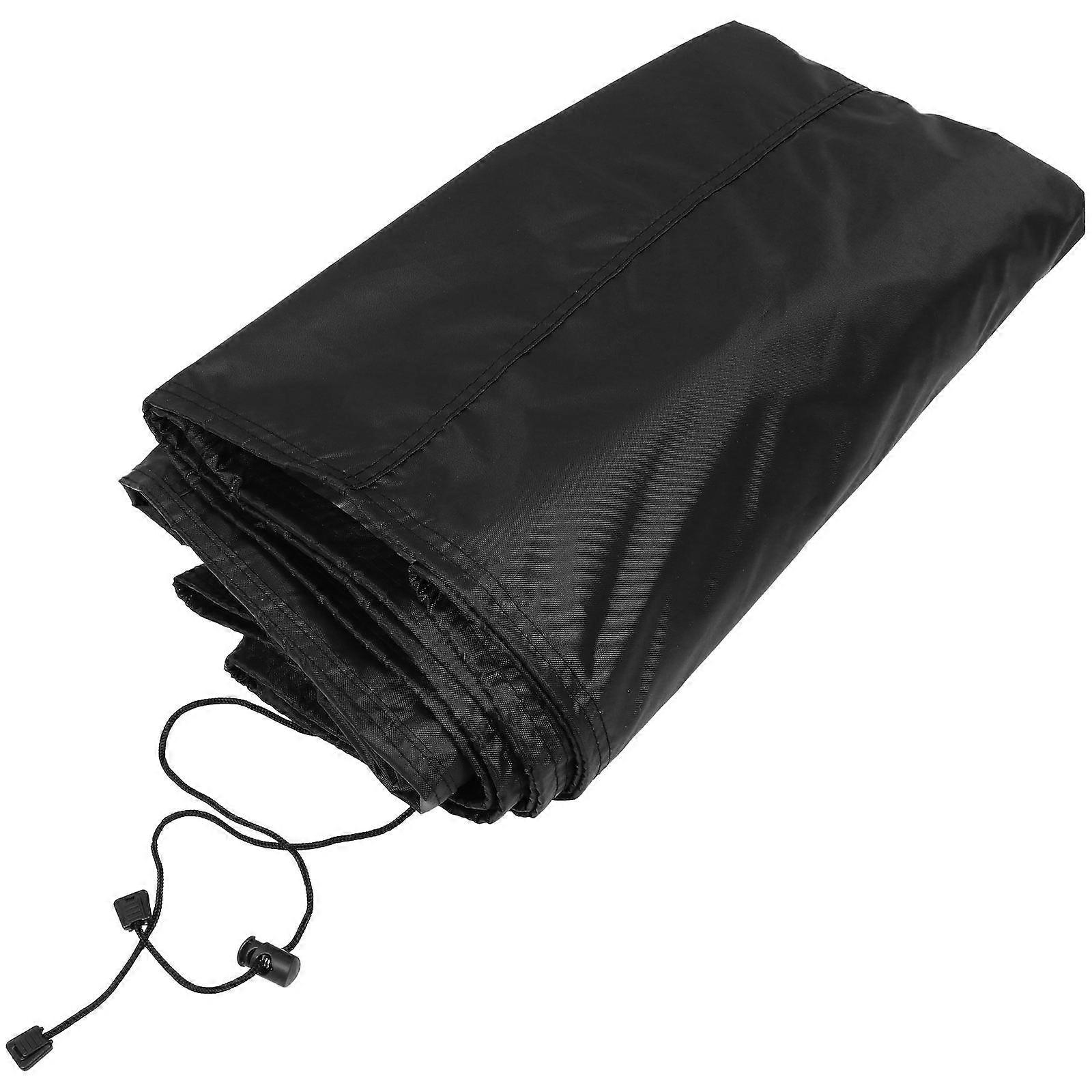 Air Conditioner Dust Cover for Waterproof Use 1Pcs Black Polyester