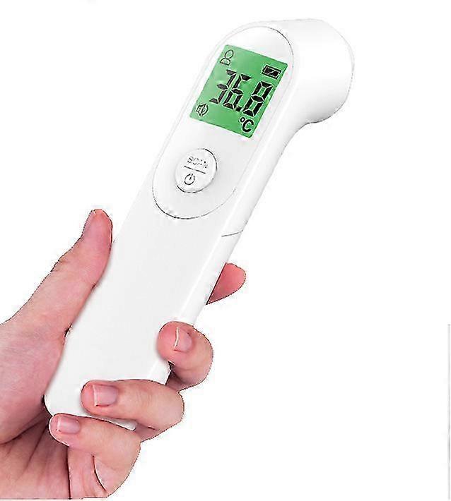 Non-Contact Infrared Forehead Thermometer with LED Display, Fever Alarm & Memory Function