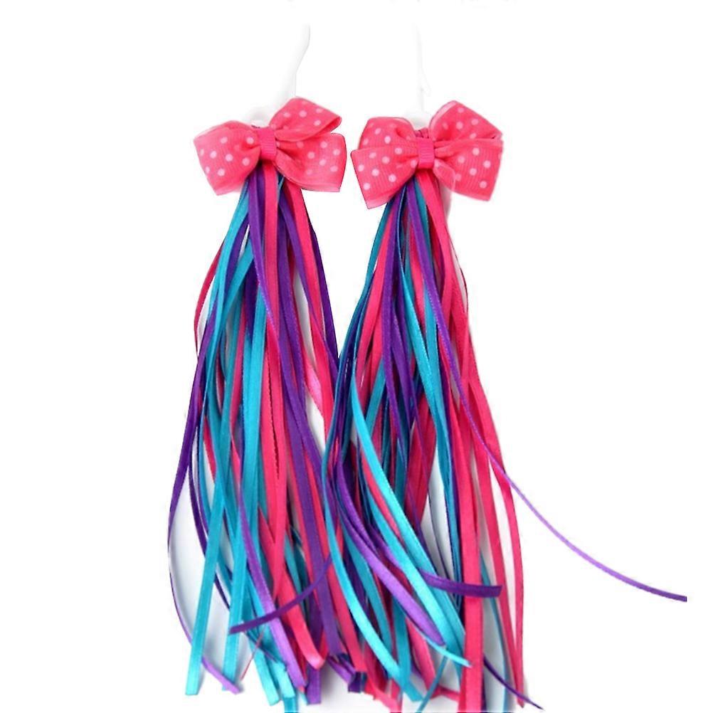 Bike Tassels Handlebar Streamers for Children with 6Pairs Ribbon
