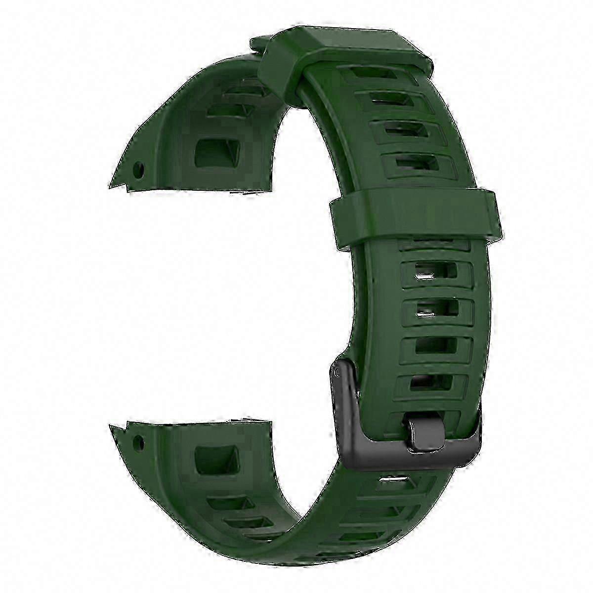 Silicone Watch Band for Garmin Instinct Tactical/Instinct Tide/Instinct 2 with Black Buckle_c*