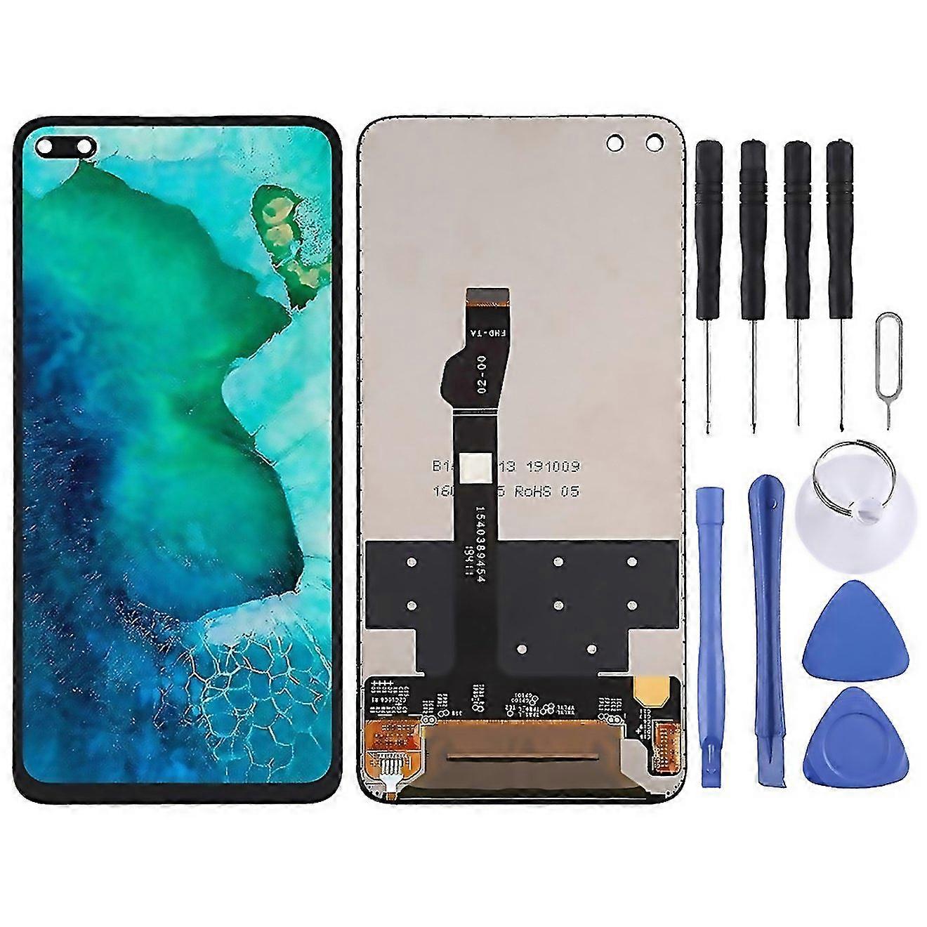 For Oem Lcd Screen For Huawei Nova 6 Wlzal10 Wlztl10 With Digitizer Full Assemblyblack