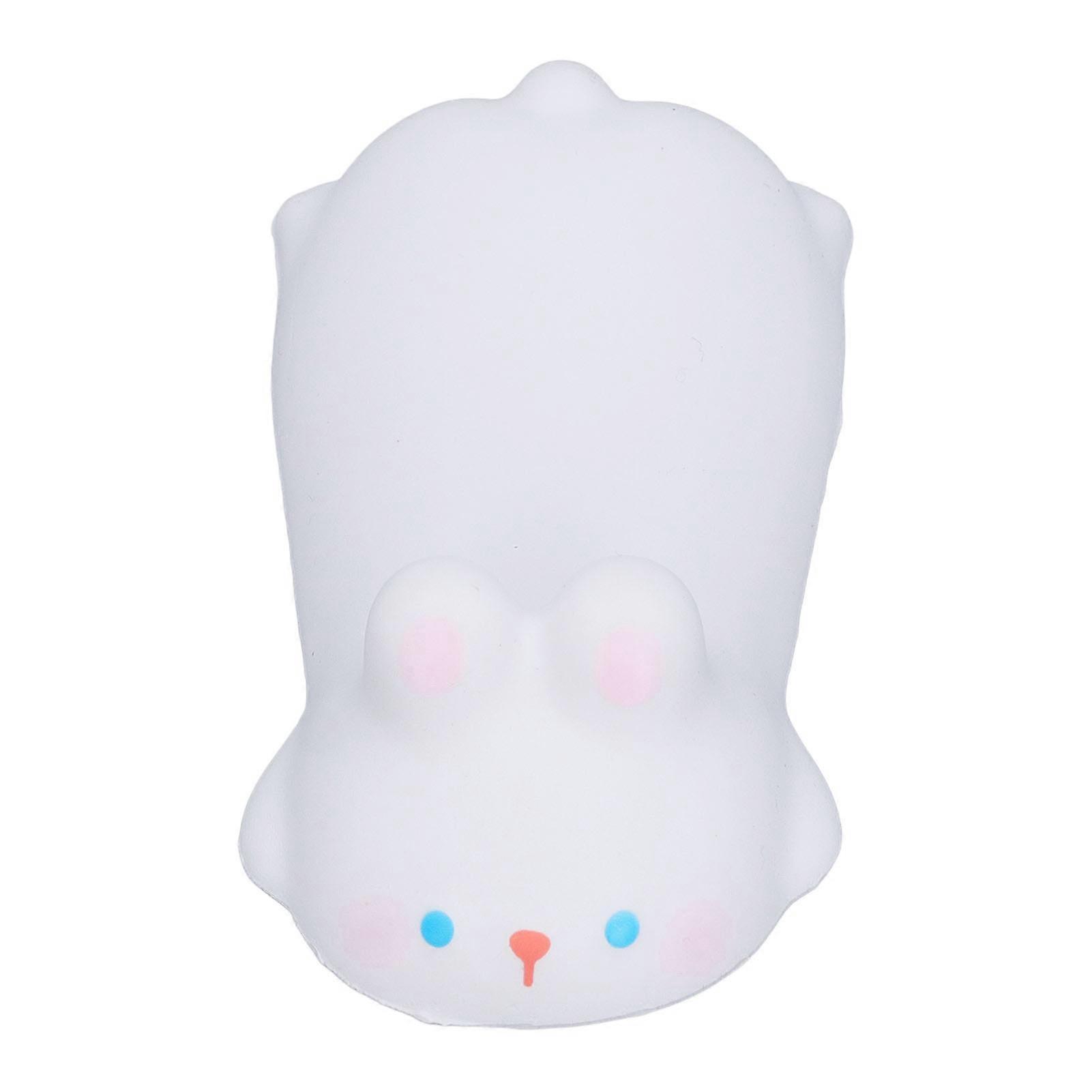 Cute White Rabbit PU Wrist Rest Ergonomic Mouse Keyboard Cushion
