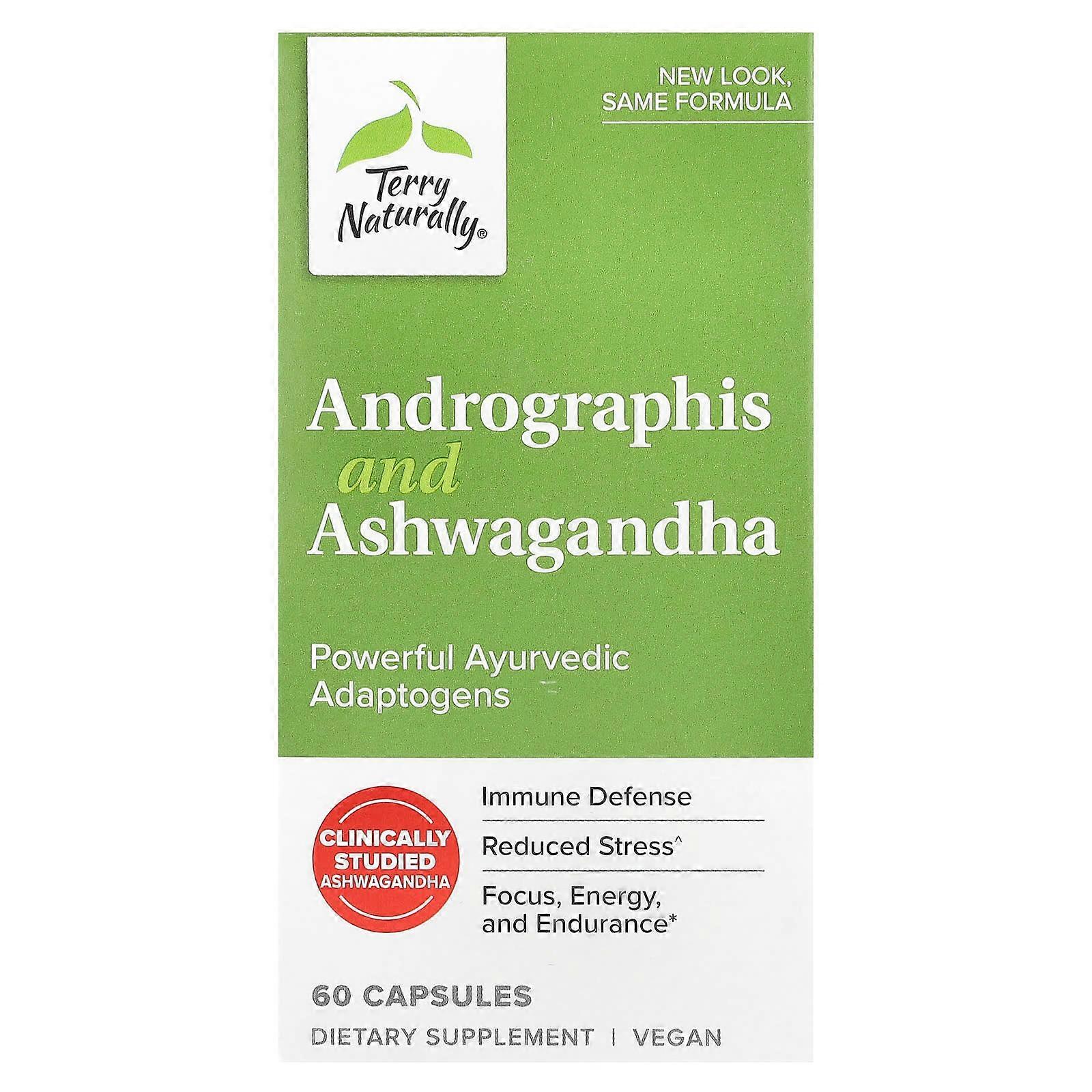 Andrographis and Ashwagandha, 60 Capsules