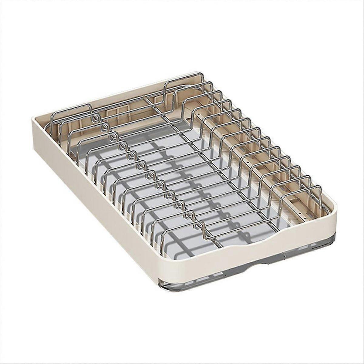 Pull Out Kitchen Cabinet Organizer Slide Out Dish Rack for Kitchen A