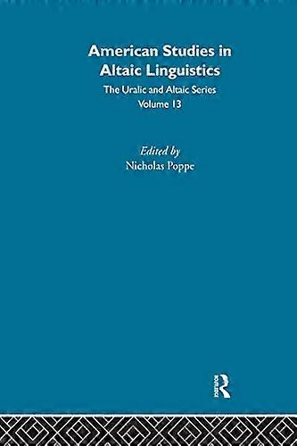 American Studies in Altaic Linguistics