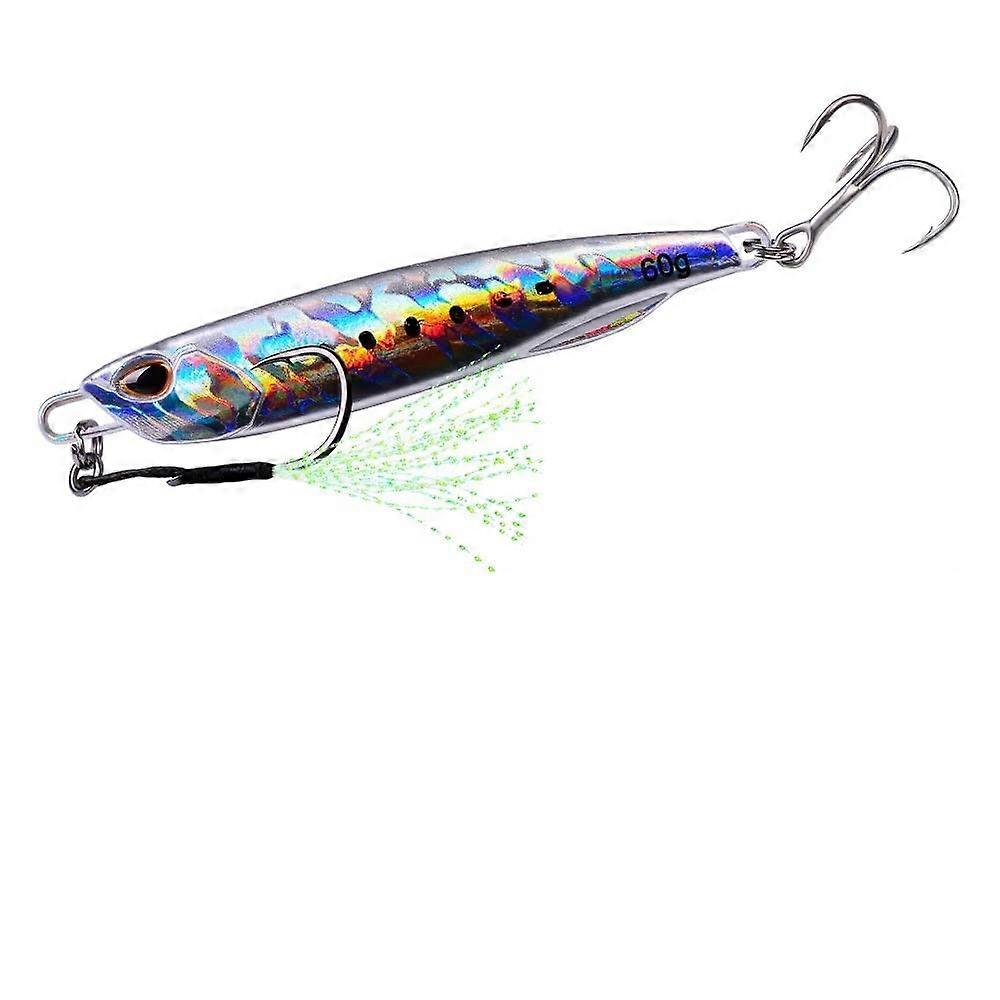Blade Lure 1060G Sinking Vibration Bait With Artificial Feather For Bass Pike Perch Color G