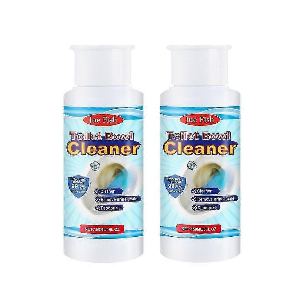 2-Pack Splash Foam Toilet Cleaner with Foaming Action for Deep Stain Removal
