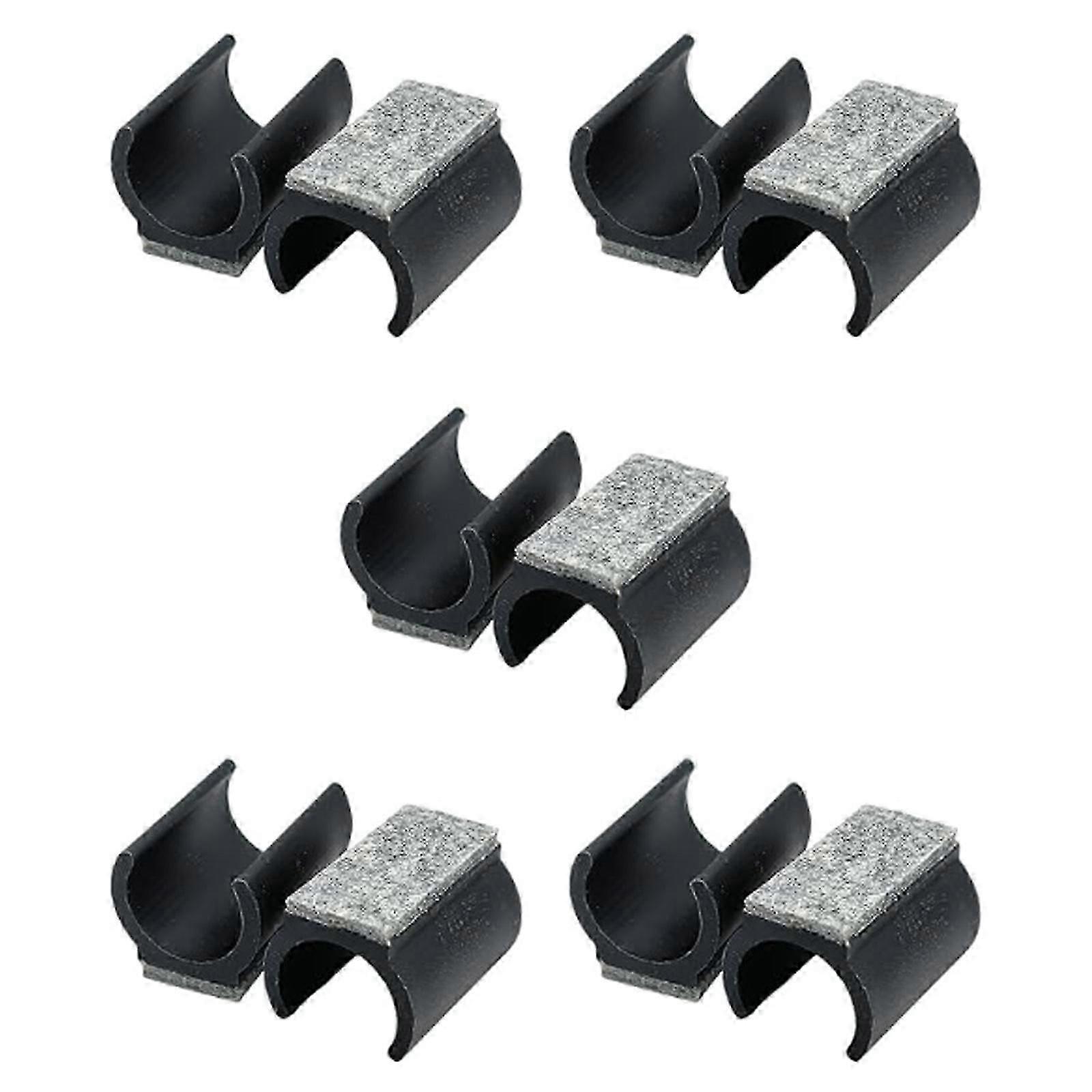 Set of 10 Sturdy Felt Backed Chair Gliders Accessory for Cantilevers Chairs Ensuring Floor Safety and Noise Controlled-Good
