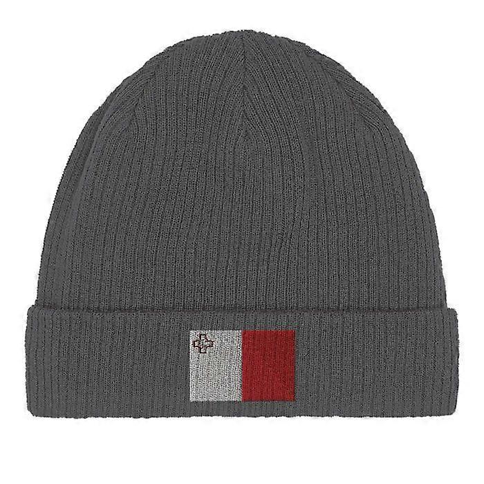 Malta Flag Cap in Gray