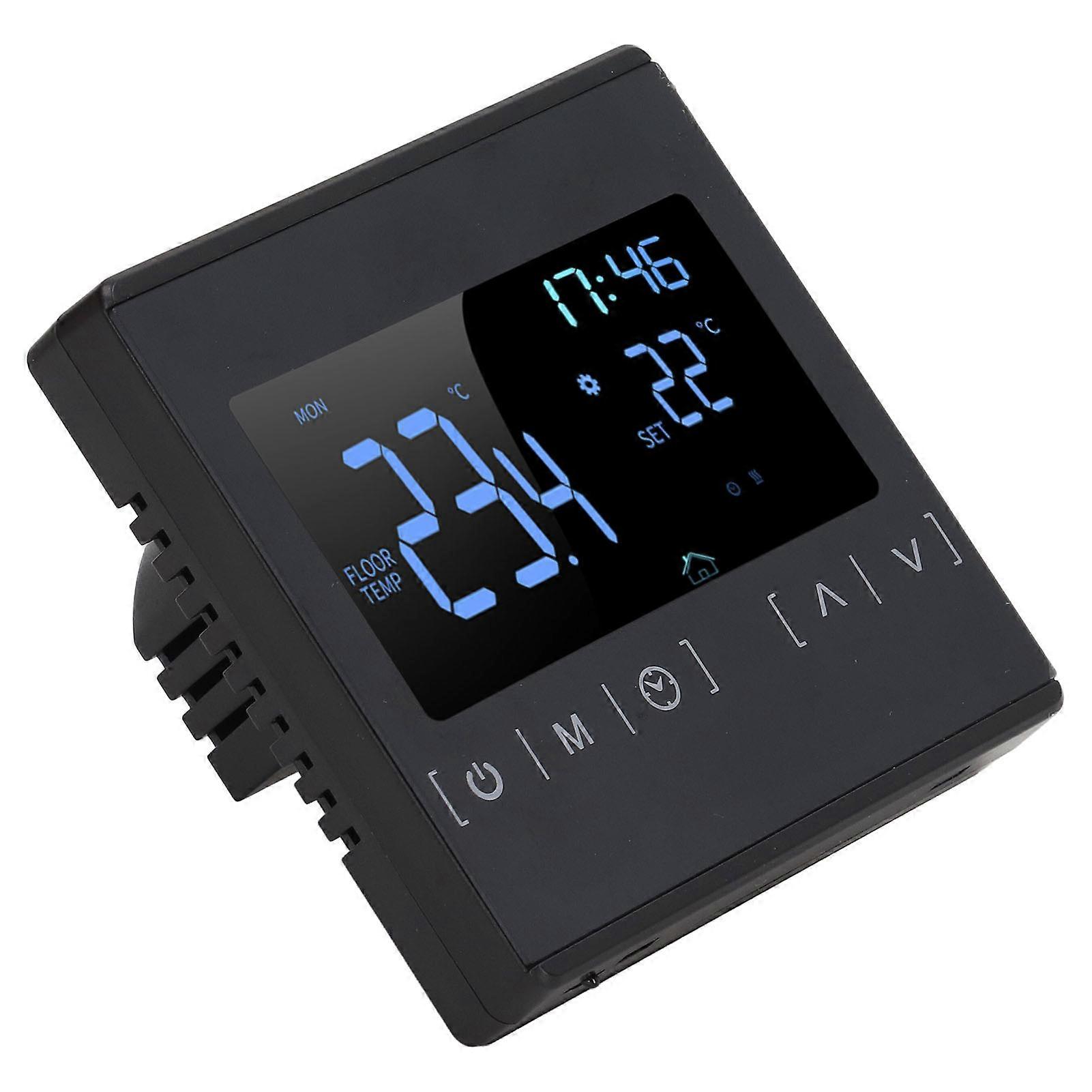 Programmable Digital Thermostat Smart Touch Screen Home Thermostat for Sweat Steaming Room AC85V to 250V