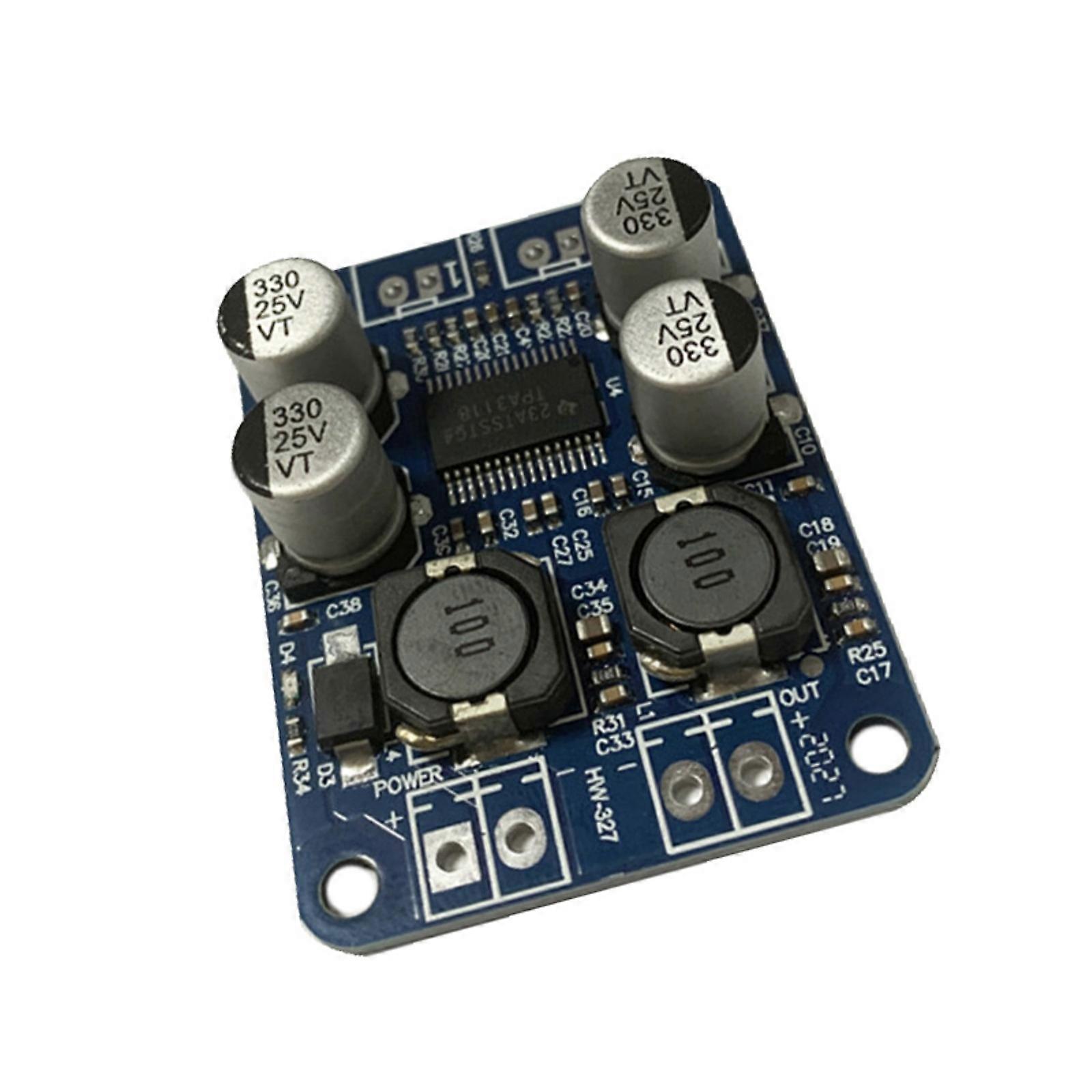 TPA3118 Mono Digital Sound Power Amplifier Board 8-24V 60W Mono Sound Amplifier Board Amplifier Module for Home Theater Multicolor