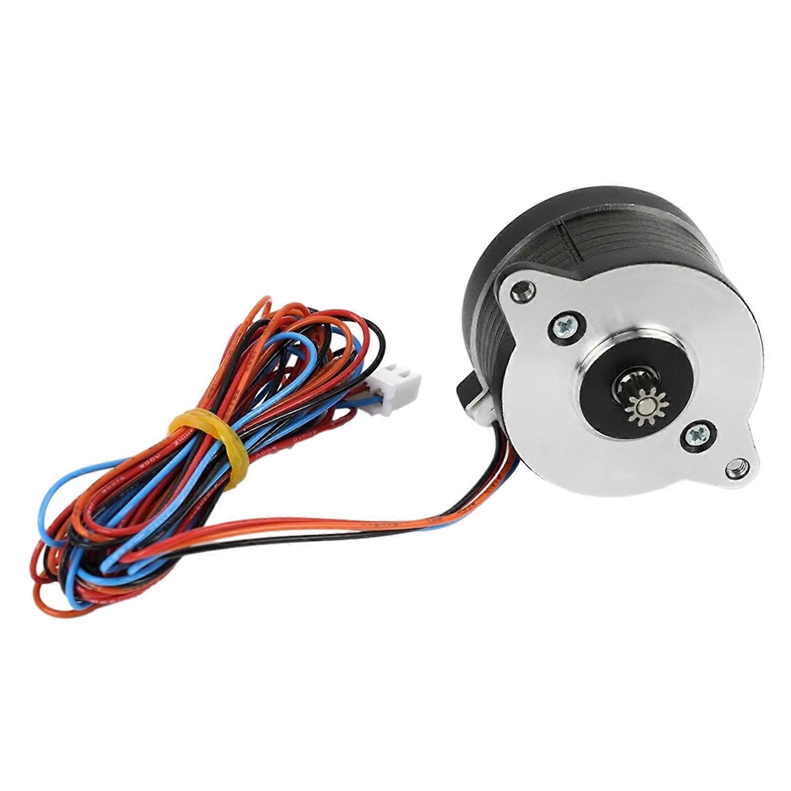 Extruder Stepper Motor 10 Teeth 36mm Round with Cable for Voron 2.4 3D Printer Mini Extruder High Temperature Multicolor