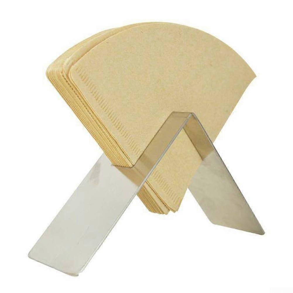 Coffee Filter Holder Model VShape Stainless Steel, Countertop Organizer For Standard Coffee Filters
