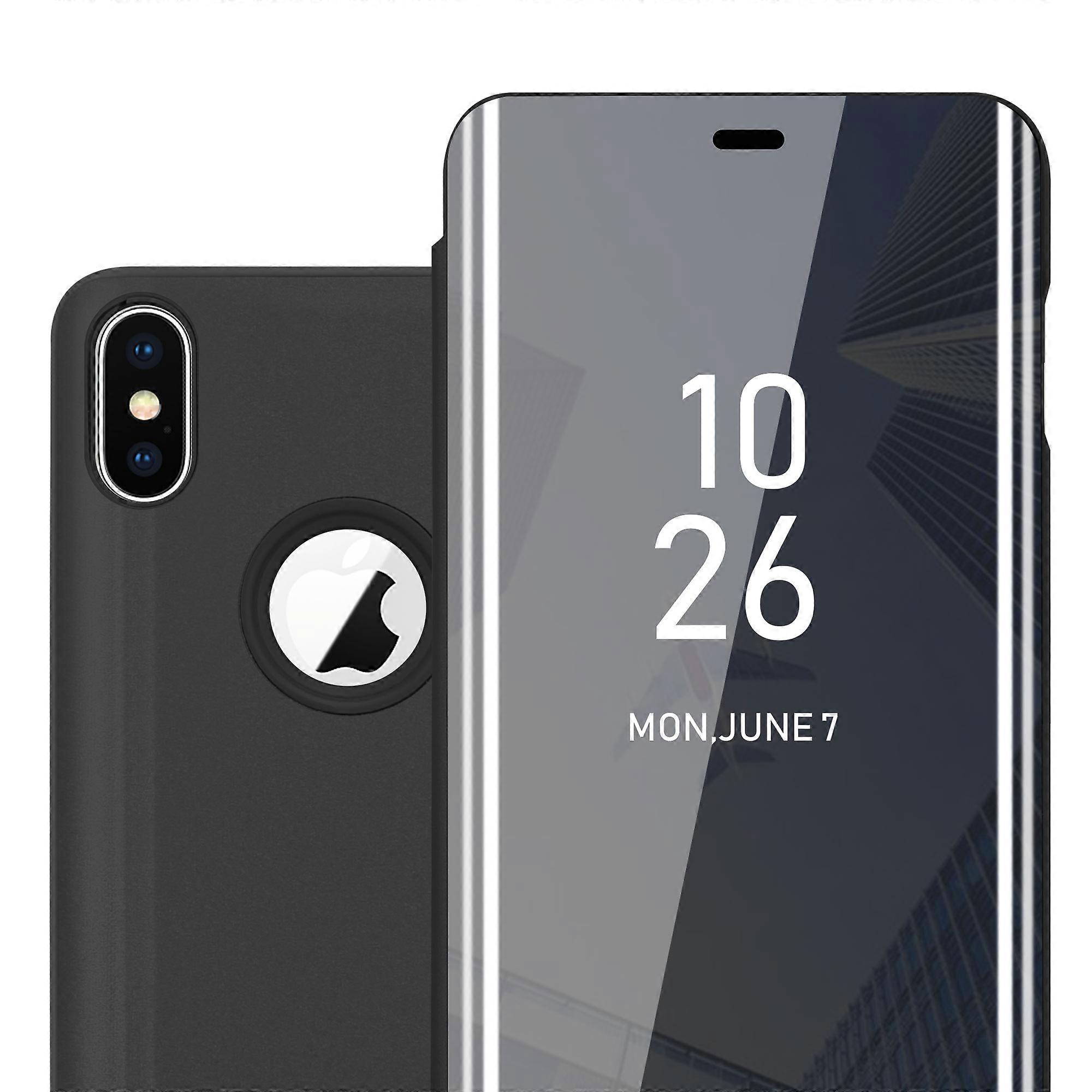 iPhone XS MAX Skal Skyddsfodral - Smartview Design med Spegel
