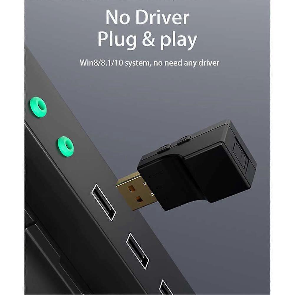 Bluetooth Transmitter + SPDIF 2 in 1 Bluetooth 5.0 Audio Transmitter Low Lantency Optical Wireless Adapter for Switch