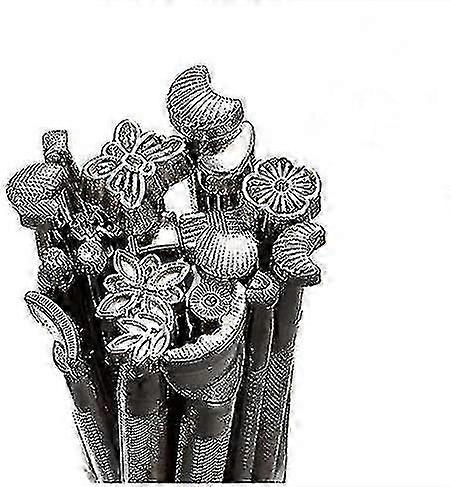 Special shape leather stamps set - 20pcs DIY carving tooling pads