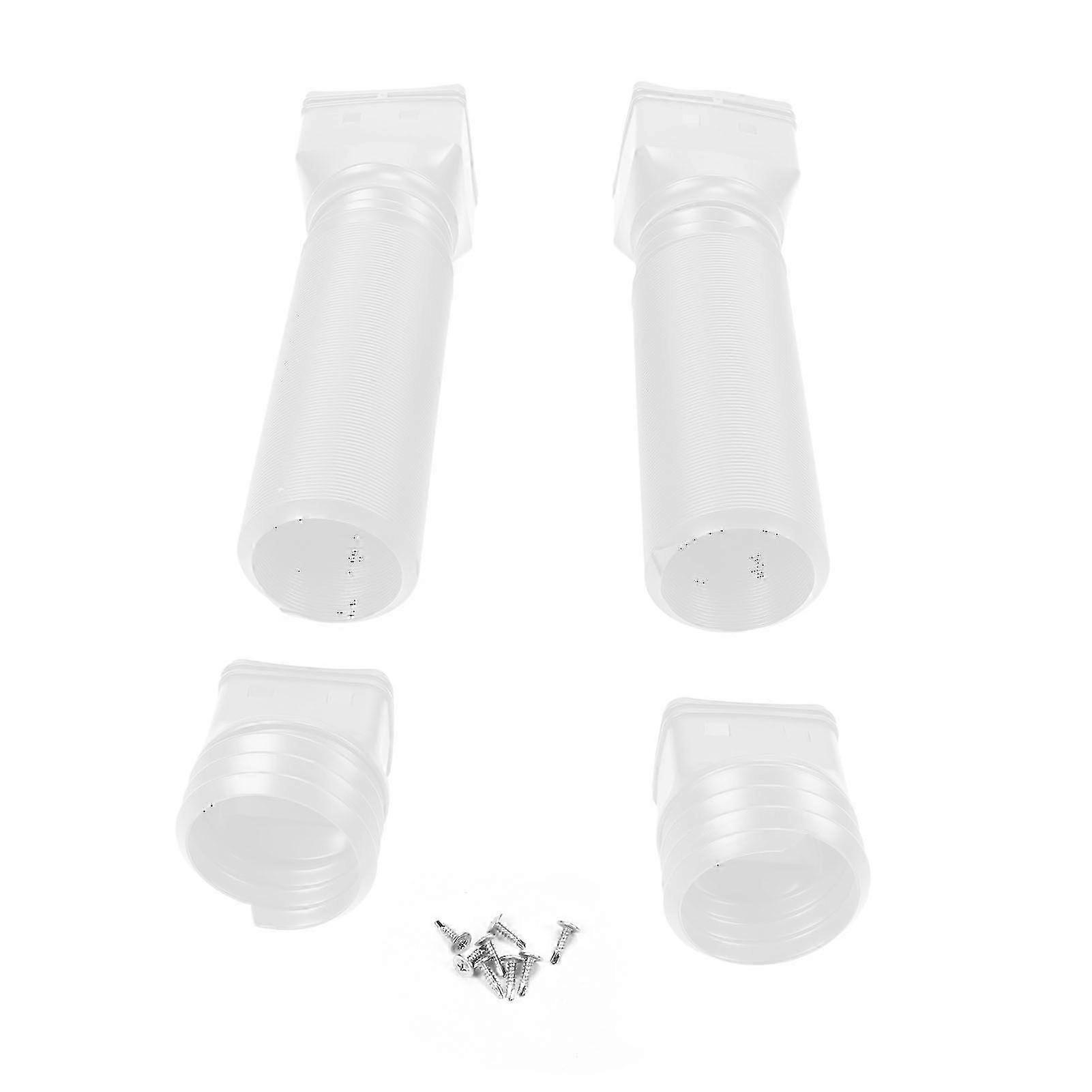 Gutter Downspout Extensions Extendable 2 Soft Hose Water Transfer Rainwater Gutter Pipe White