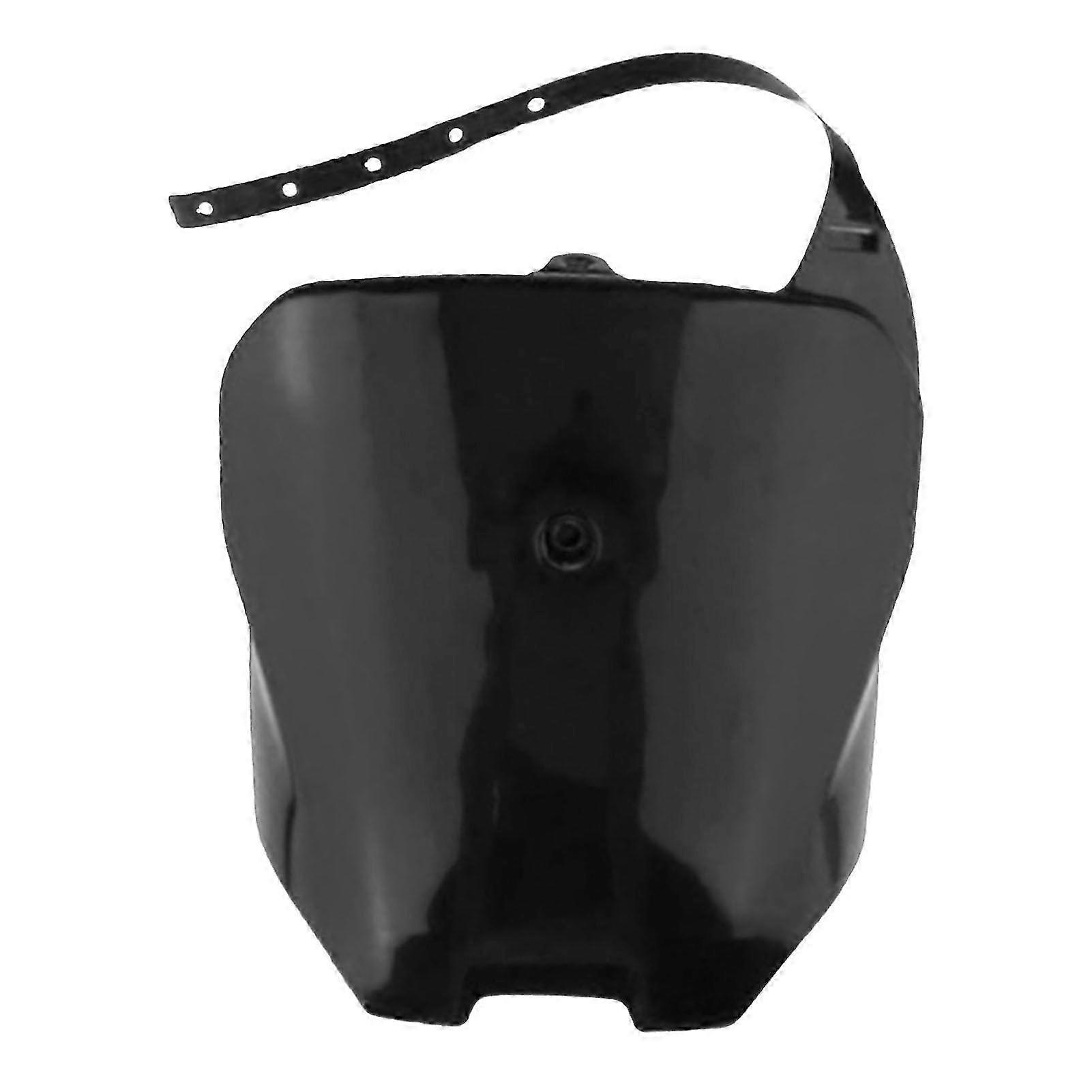 Motorcykel frontnummerplade Robust højtydende plastnummerplade til CRF70 sort