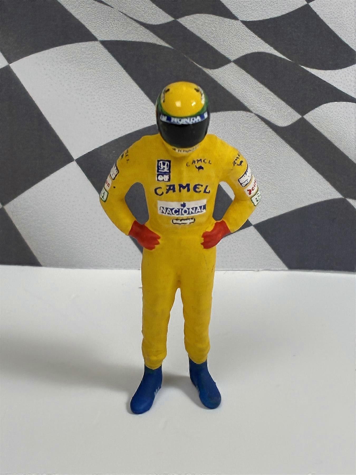 Ayrton Senna Camel 1:43 Scale Figure Cartrix CT020