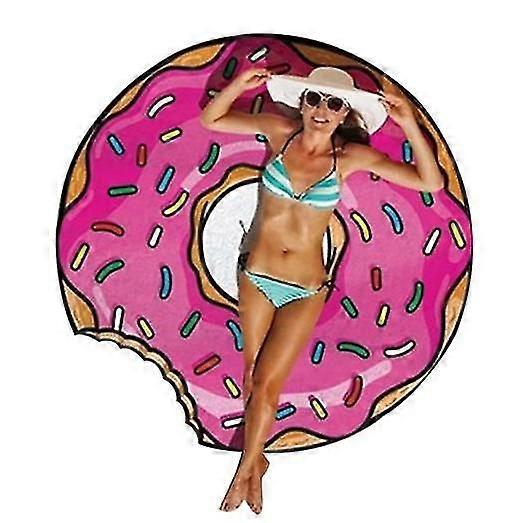 Round Donut Design Beach Mat