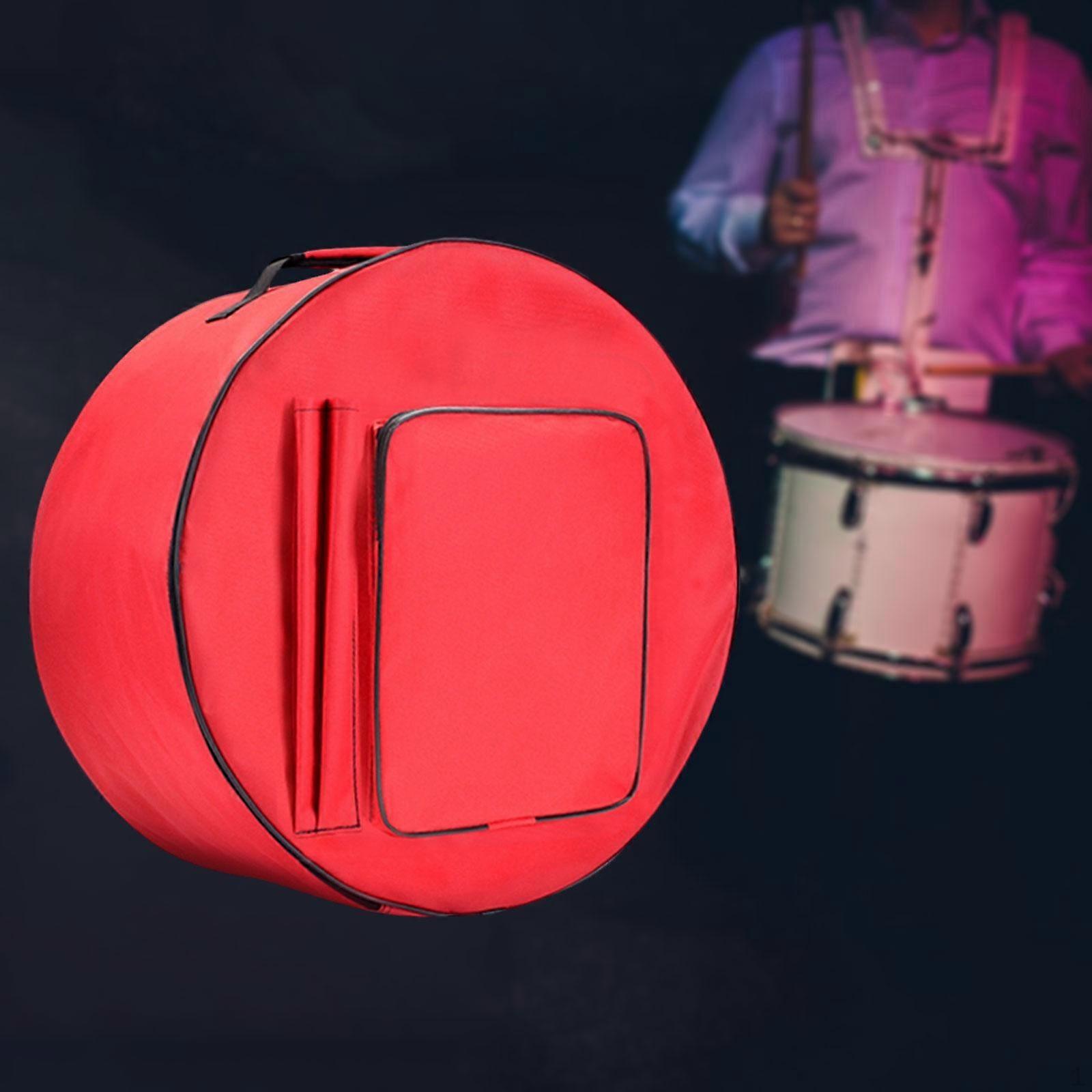 Snare Drum Bag Backpack Case with Adjustable Shoulder Straps