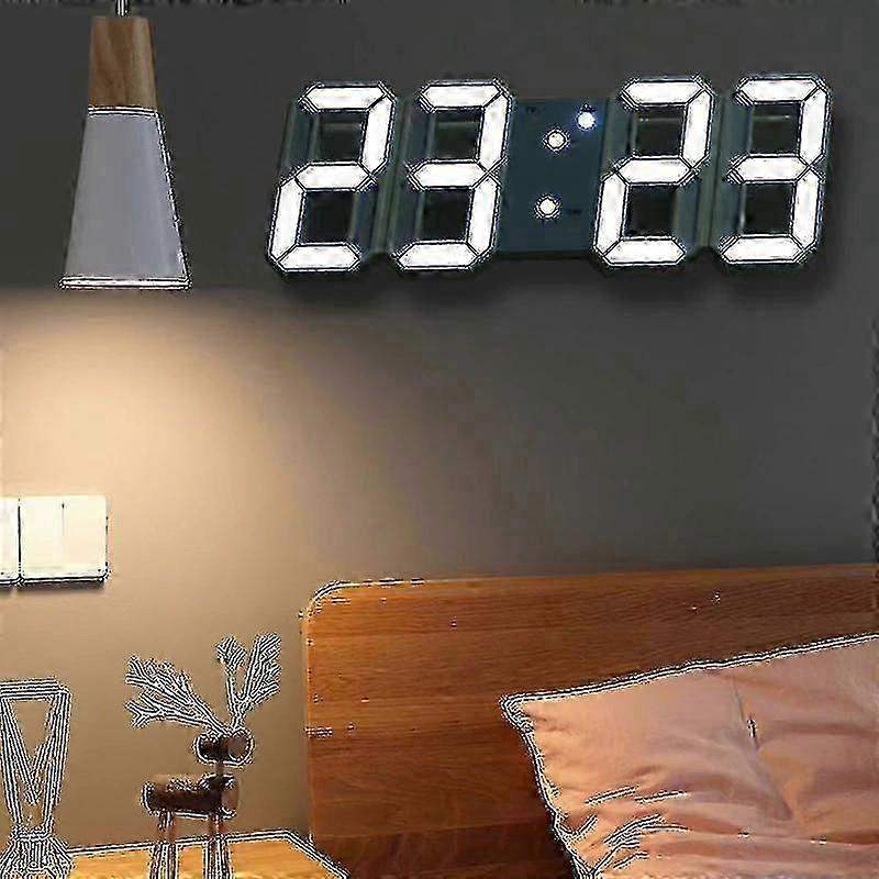 3d Led Digital Large Wall Clock