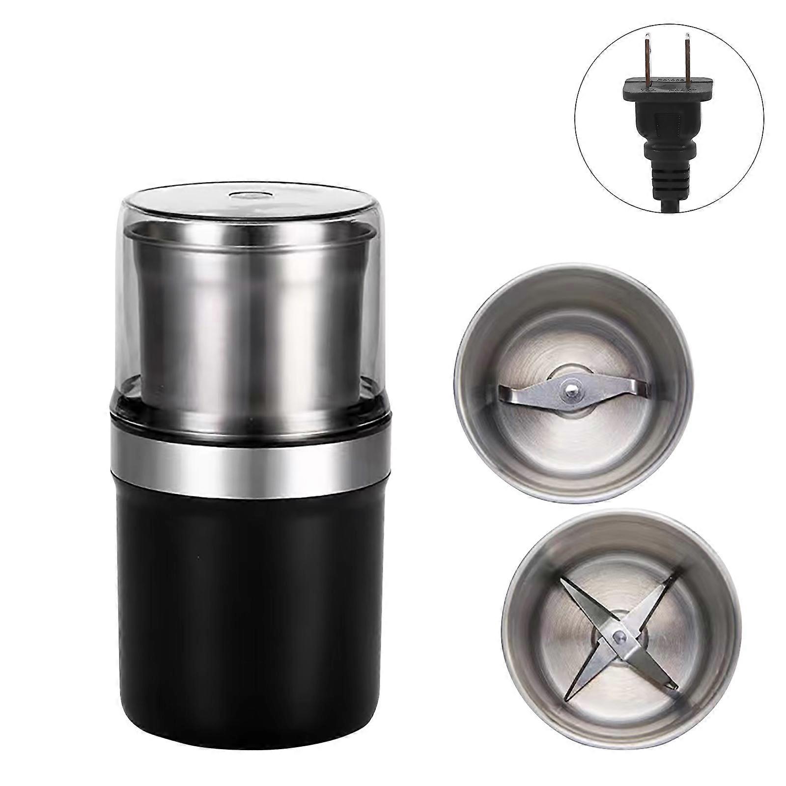 Professional Chamber Grinding Machine Dry Wet Function Rustless steel Blades 6 While Timer 110V Kitchen Appliance Multicolor