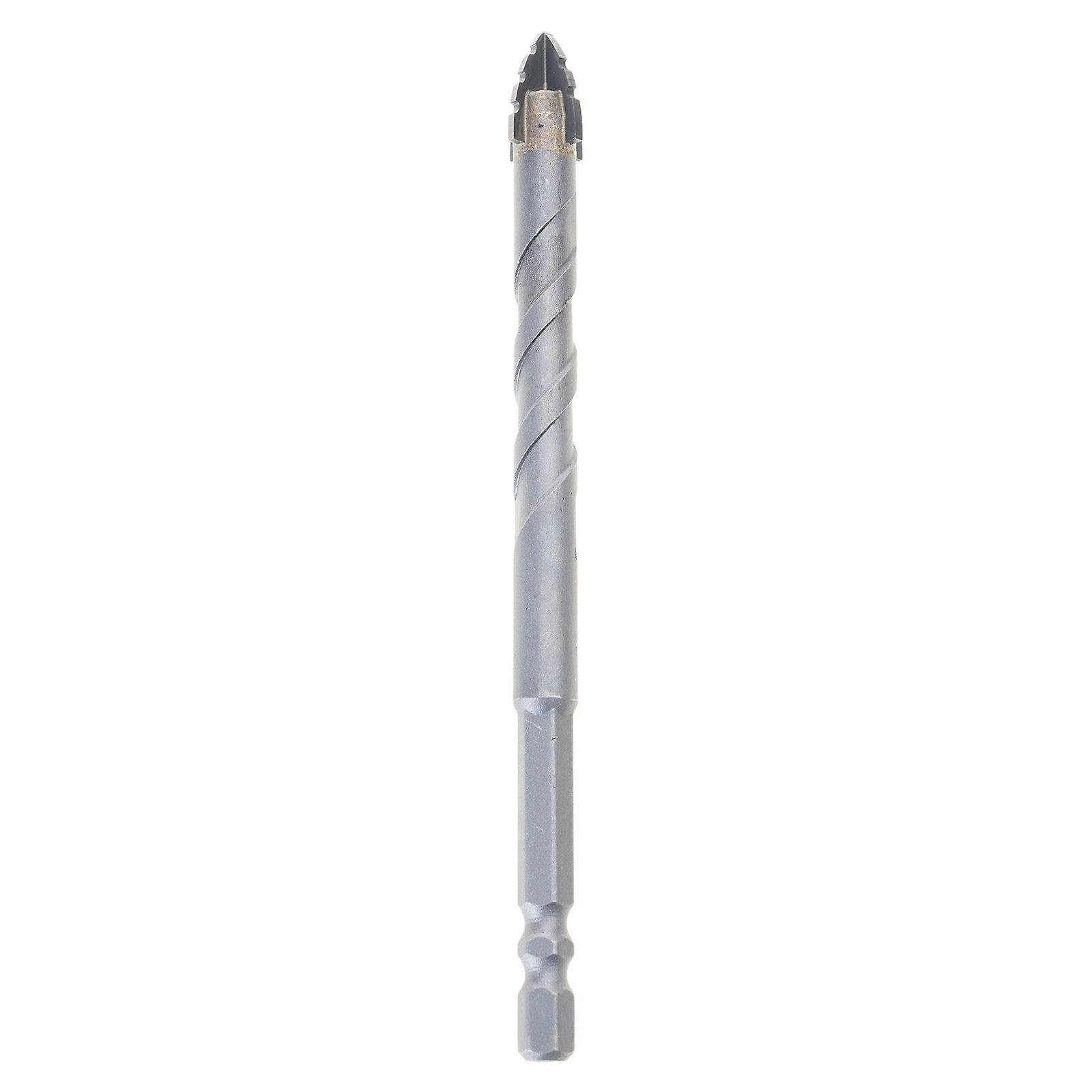 Professional Four Flute Sawtooth Eccentric Twist Drill Bit for Fast Drilling Hole On Tile Marble and Concrete Surfaces Multicolor