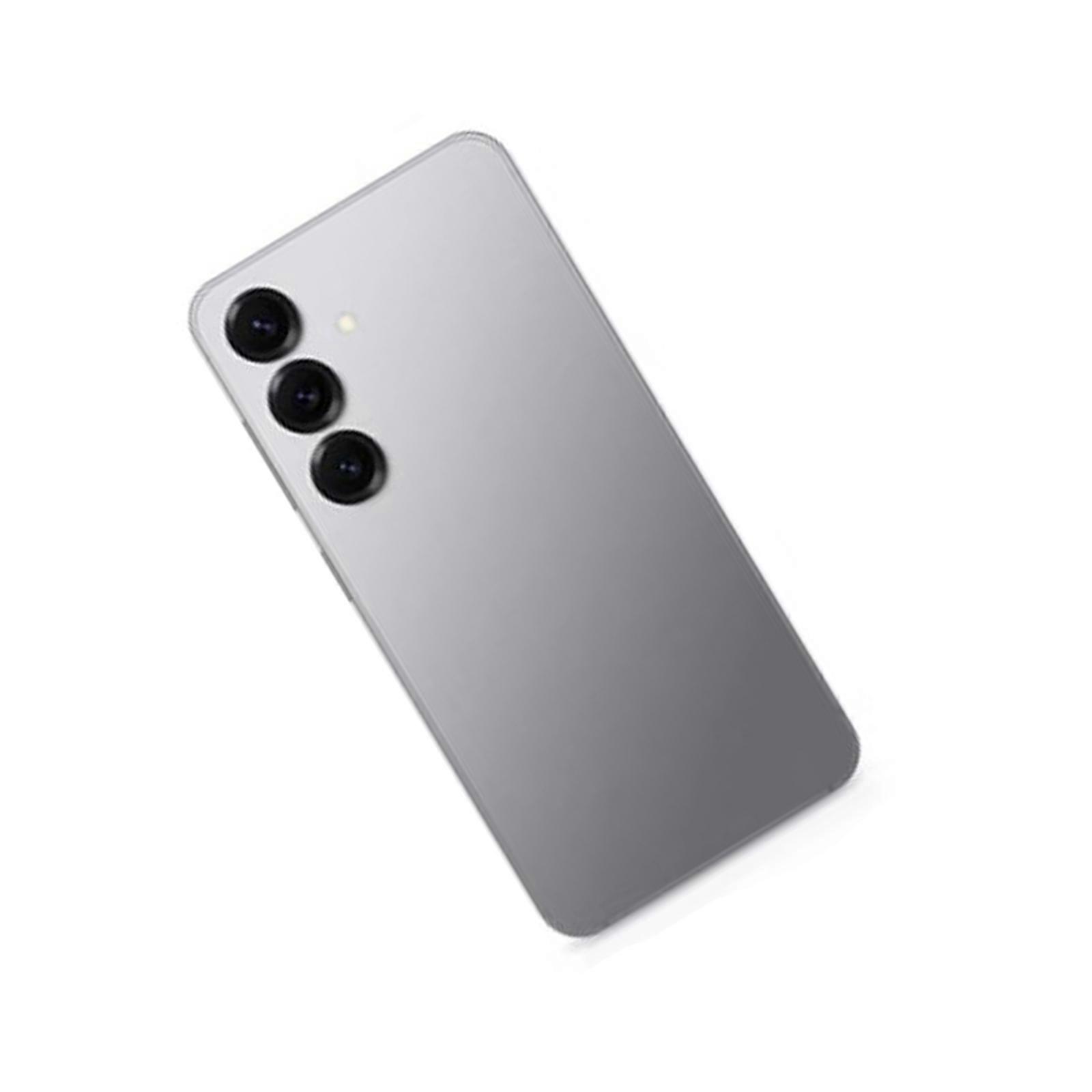 Thin Border Demonstration Phone Model Highlighting Reinforced Aluminum Structure And Dull Finish Back  Silver