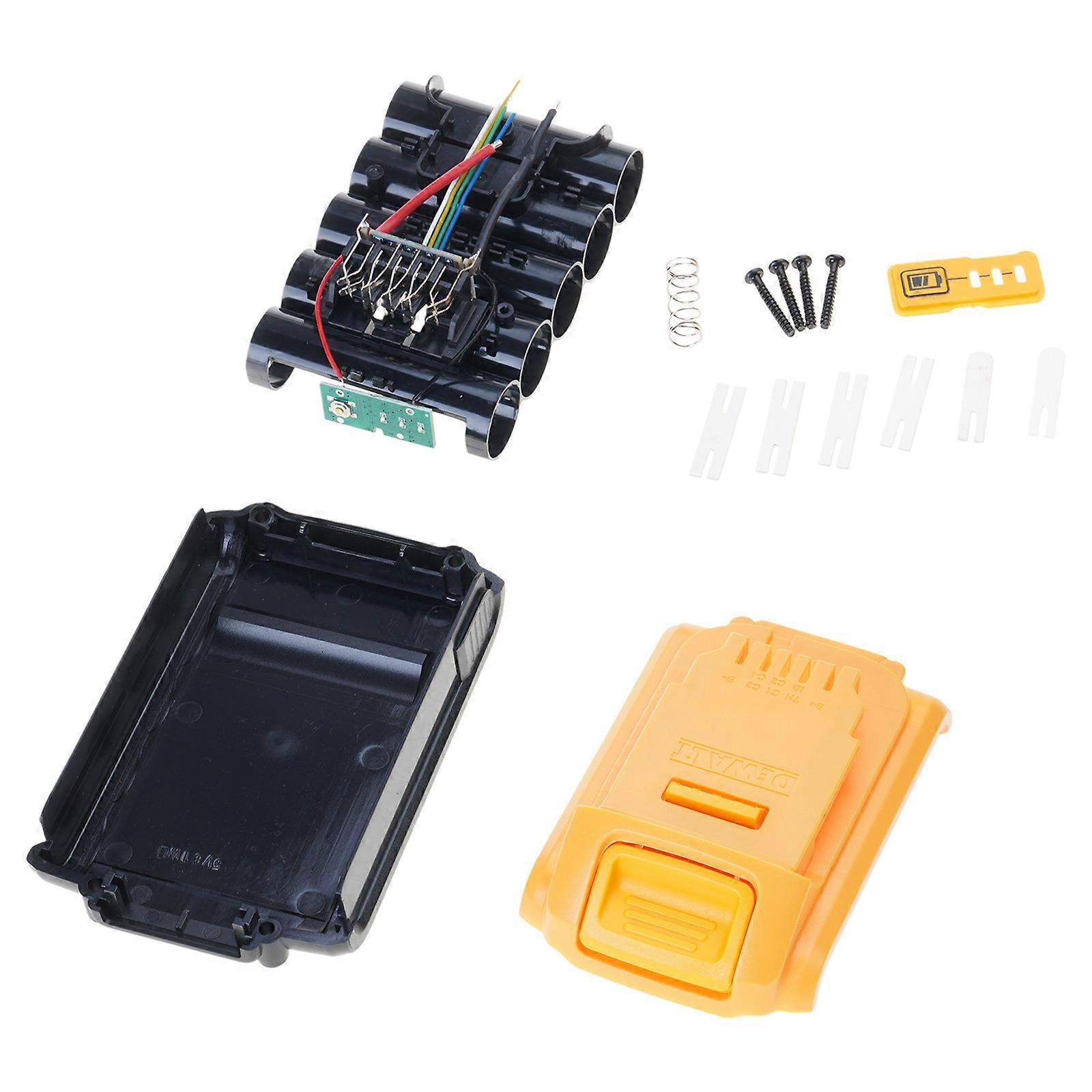 High Capacity 5Cell 18650 Battery Case For 18V 20V Battery CB200 DCB183 Plastic Housing Modular Assembly Design Multicolor