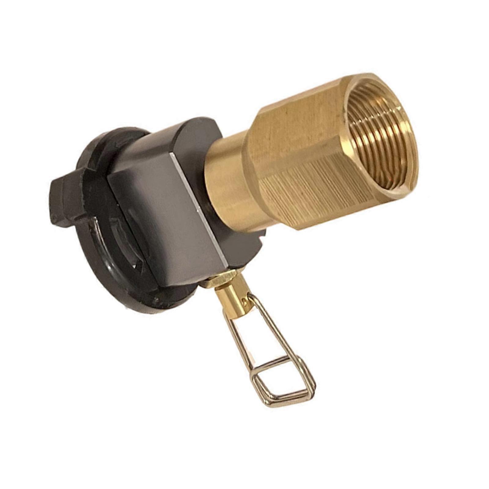 Quickly Connect Gas Canister Regulator Adapter for Stable Fuels Supply In Camping Hiking and Travel Activity Multicolor
