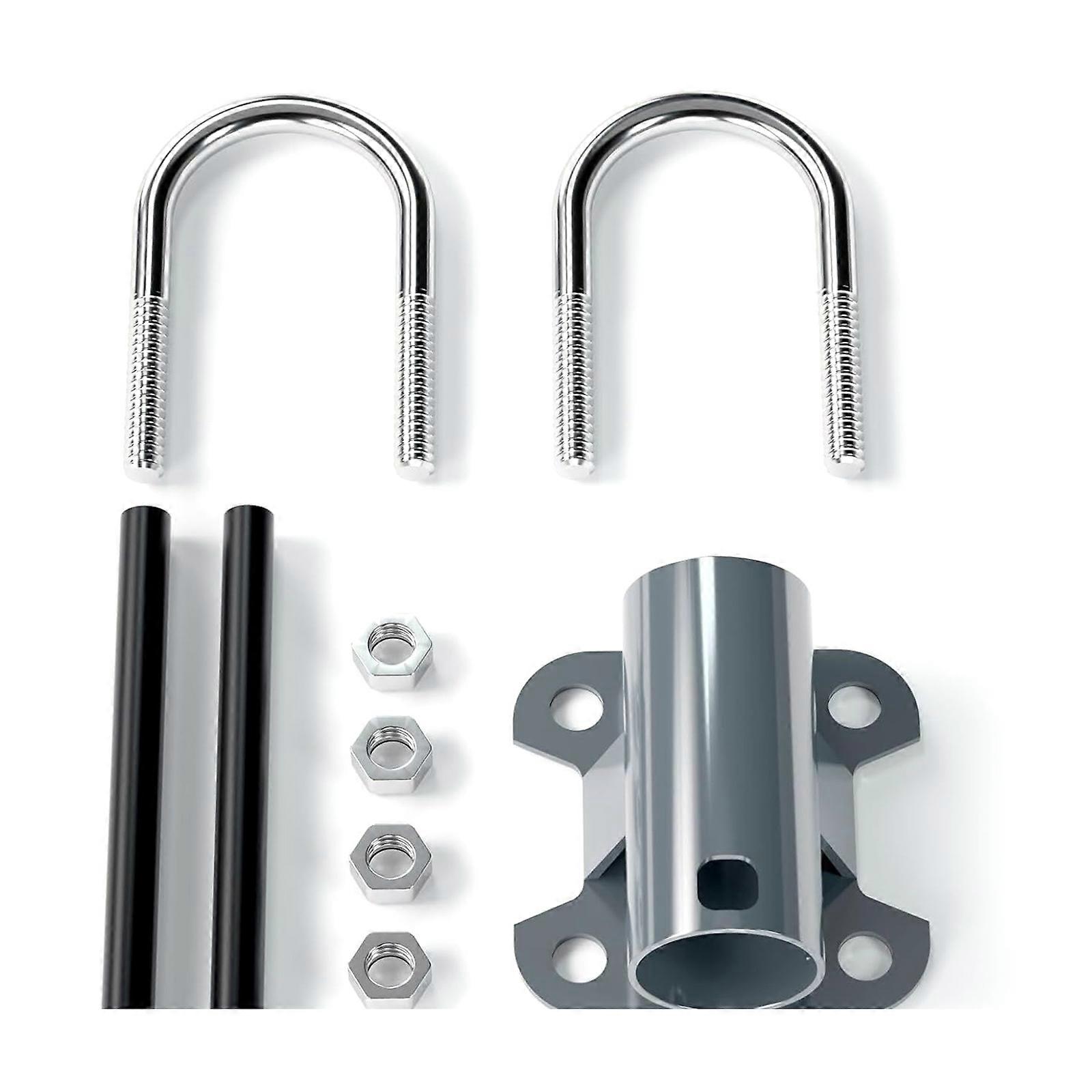 Long service  Steel  Brackets Secure & Adjustable Satellite Dish Mounting Support Pipe Adapter Upgrades for Satellite V2 Multicolor