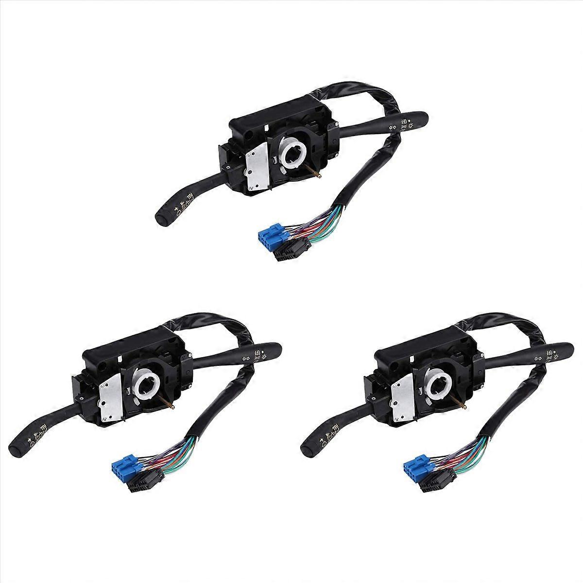 3X Car Turn Signal Light Control Lights Signal Wiper Control Combination Switch 8973640740 for NPR N