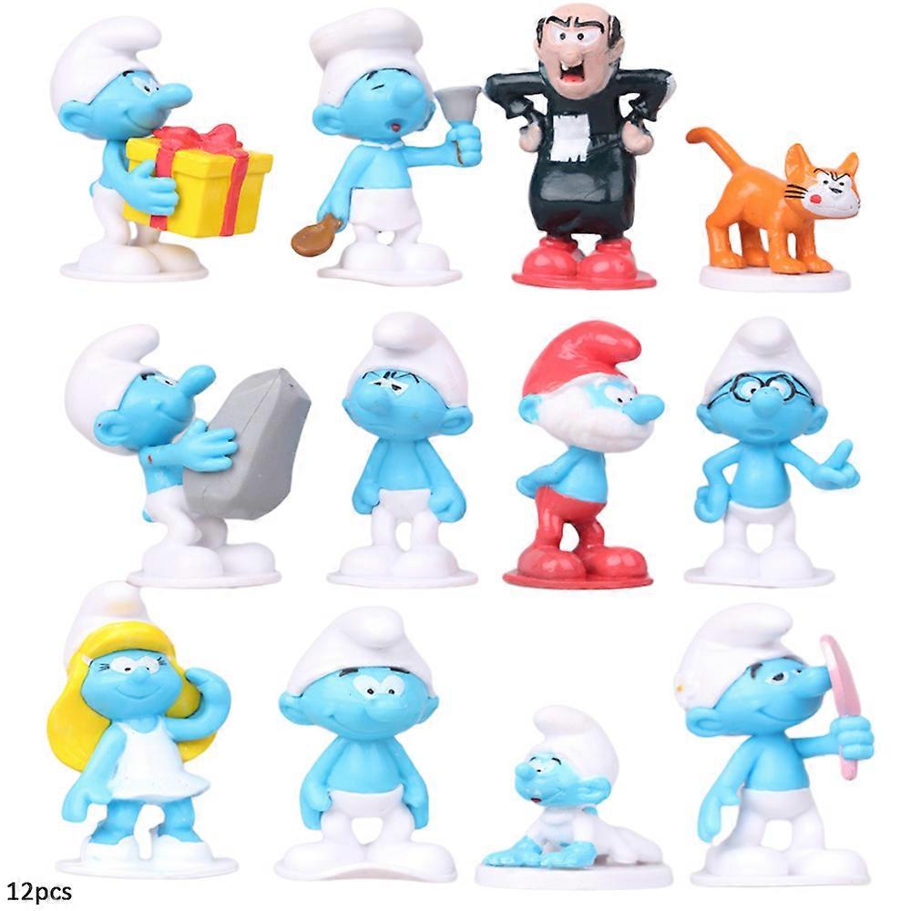 Smurfs 12-pack Action Figures for Kids YC