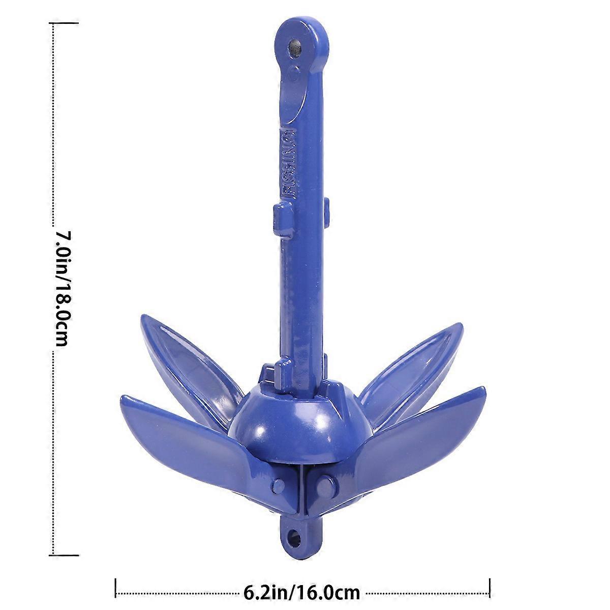 4 Tins Folding Anchor for Sailboats with Reliable Single