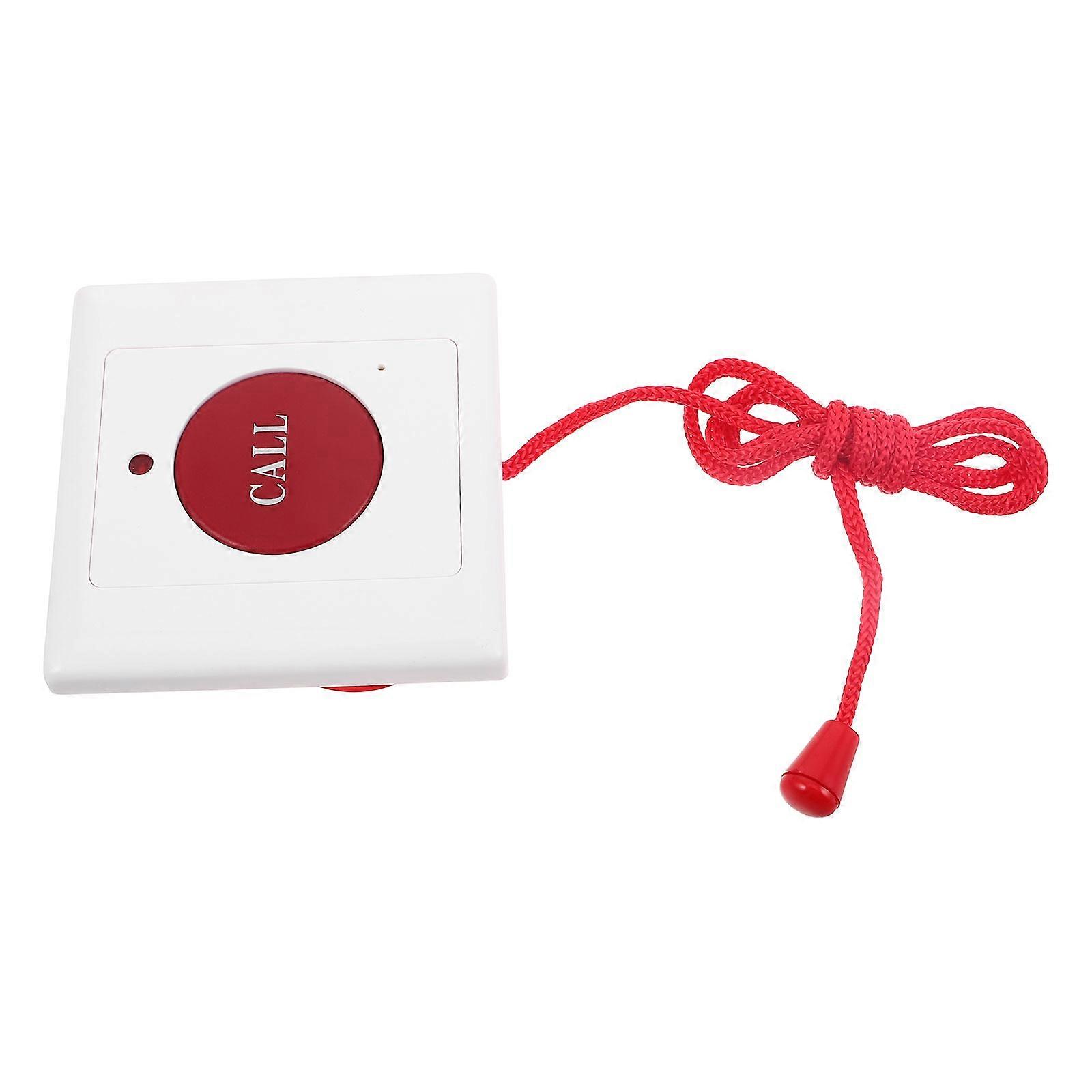 Emergency Call Button with Cord for Disabled with Dual Alarm Buttons
