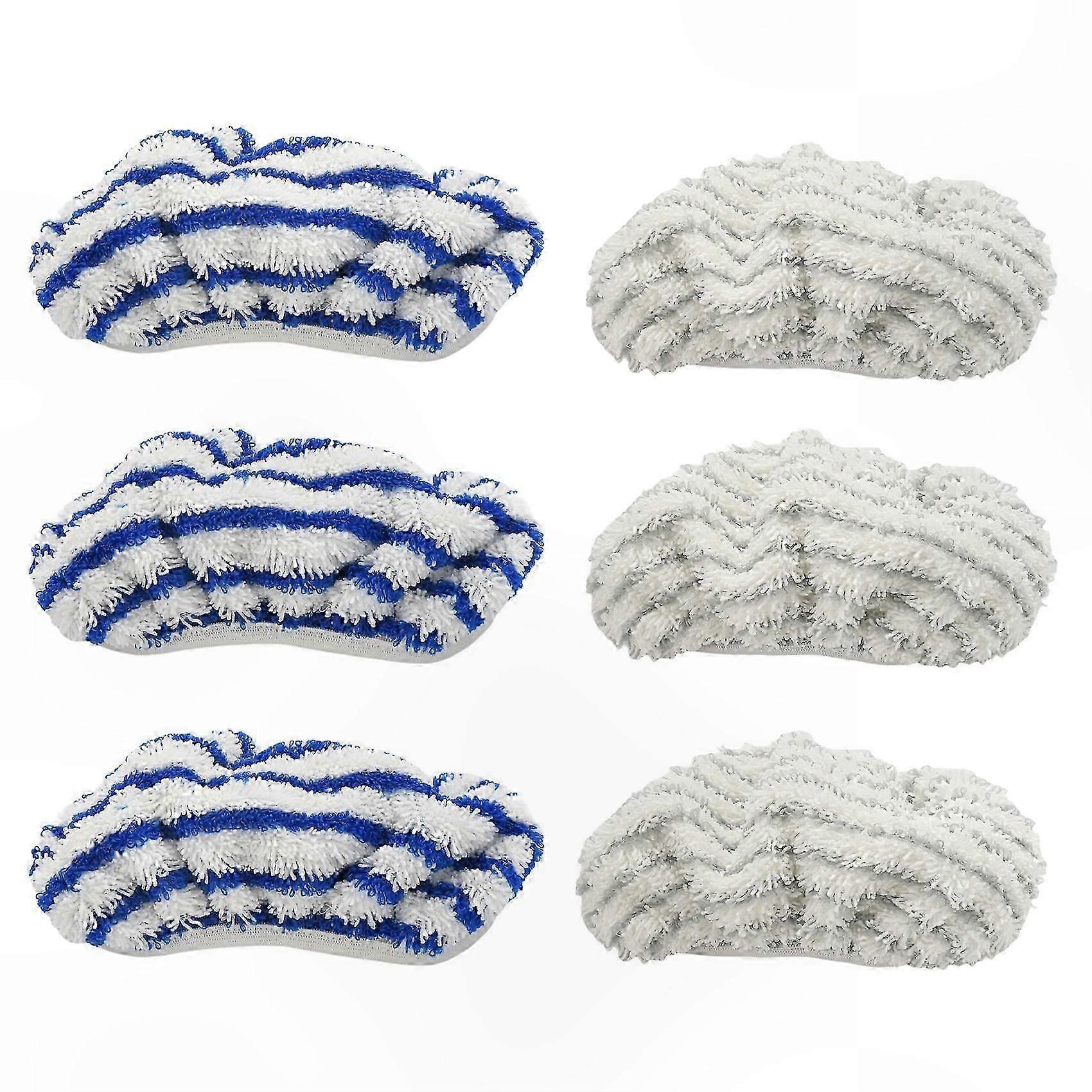 6 Pack Washable Microfiber Mop Pads Compatible with ZR005801