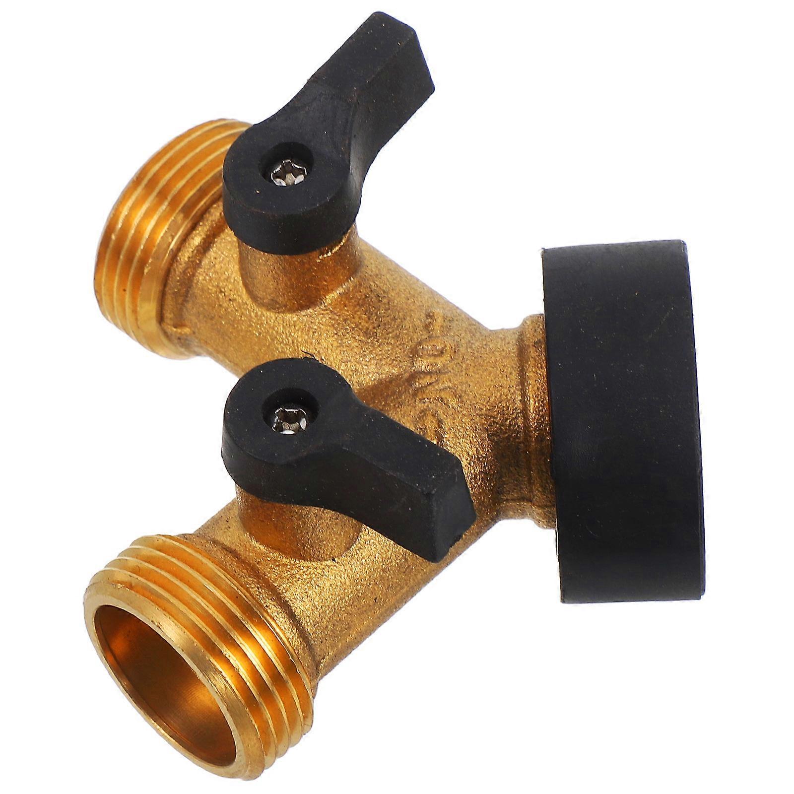Copper Faucet Hose Splitter for Multiwashing Machine with 2 Way Connector