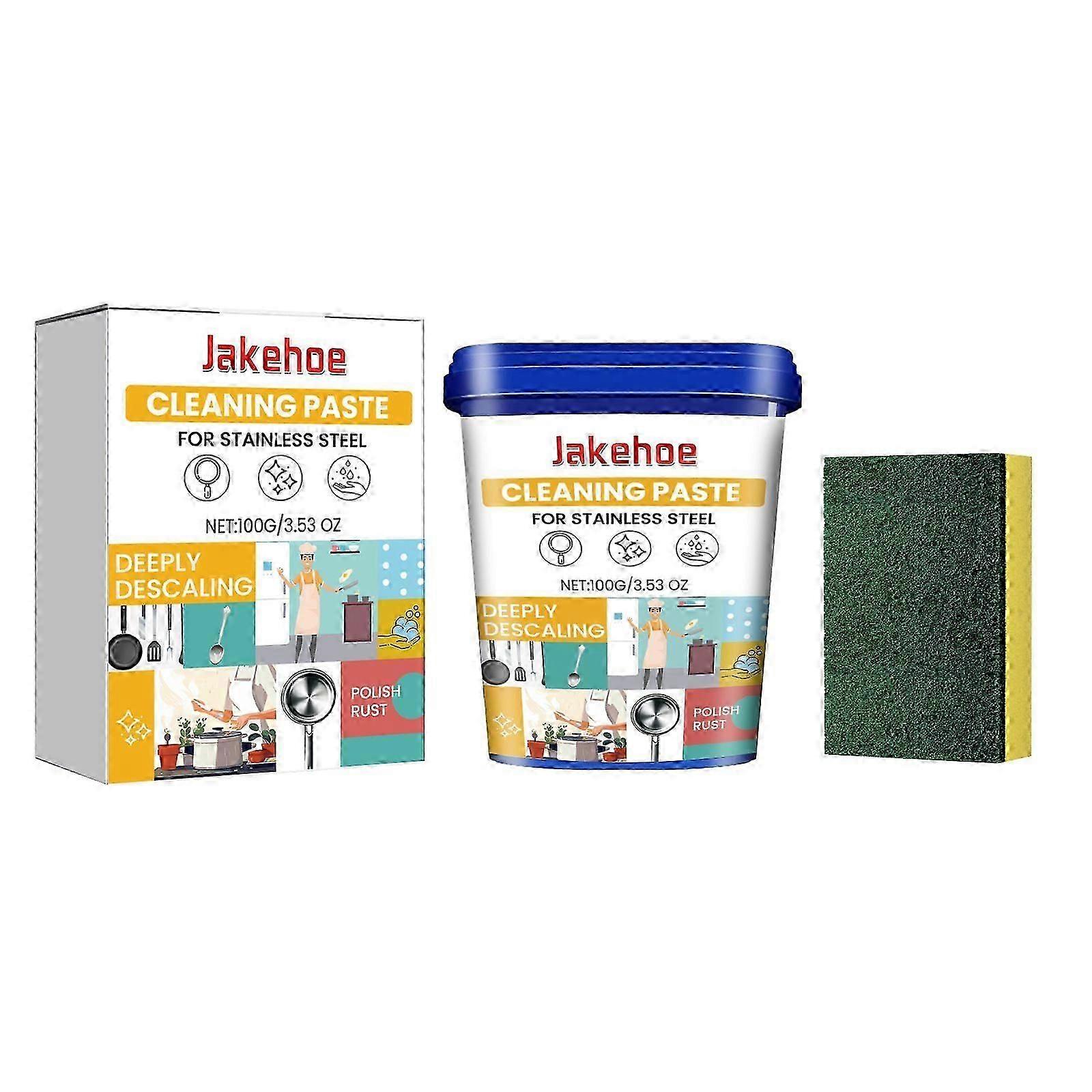 Cleaning Paste, Stainless Steel Pot Bottom Black Stain Removal Polishing Cleaning Paste