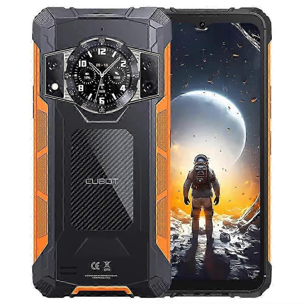 Ultraohut ja kestävä älypuhelin Cubot Kingkong Ace 2 NFC:llä, Android 14:llä, 6 Gt RAM-muistilla + 128 Gt ROM-muistilla, 6,56 tuuman 90 Hz:n näytöllä, 48 megapikselin kameralla Bx6