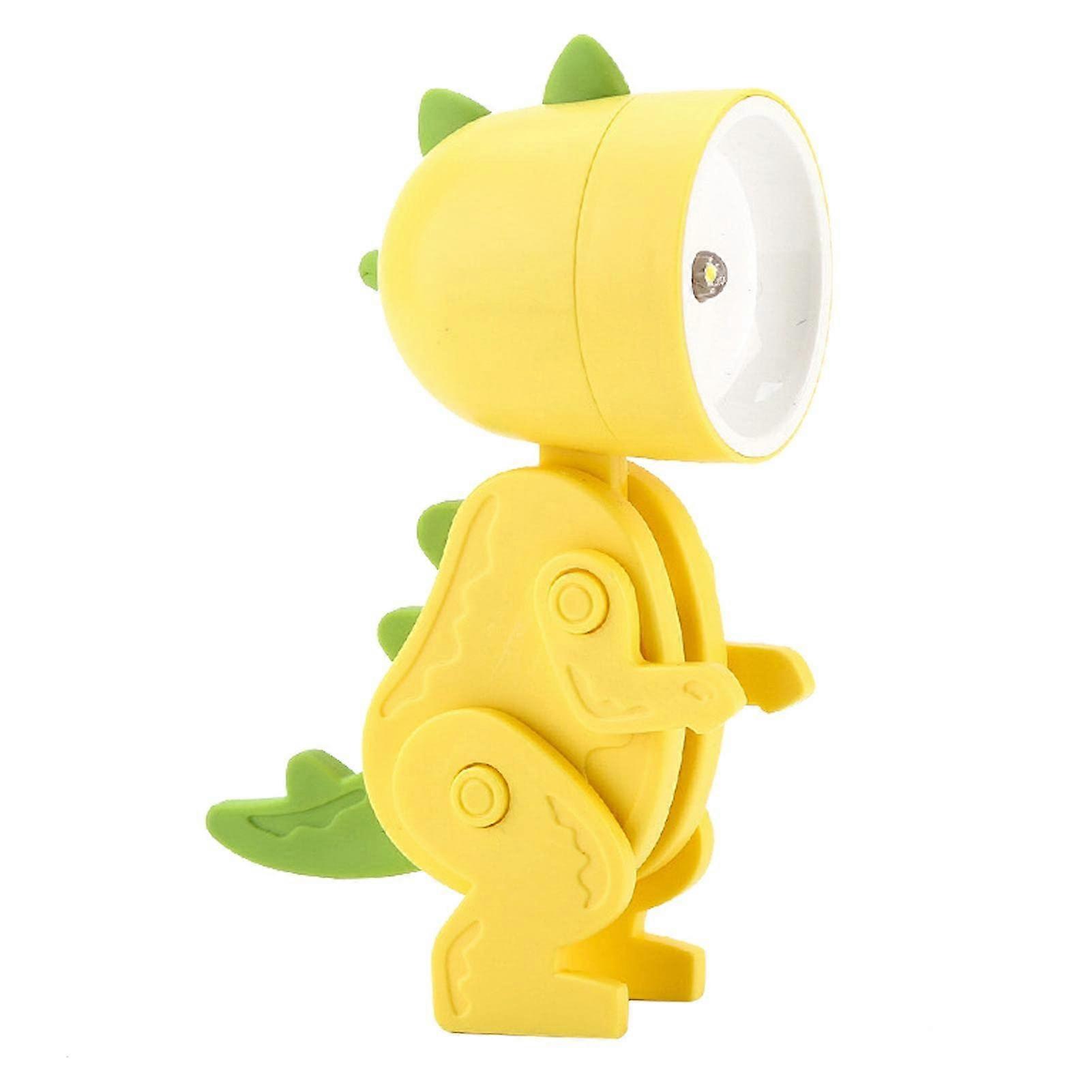 Dinosaur Night Light with Adjustable Design, Battery LED Kids Bedroom Lamp for Nursery