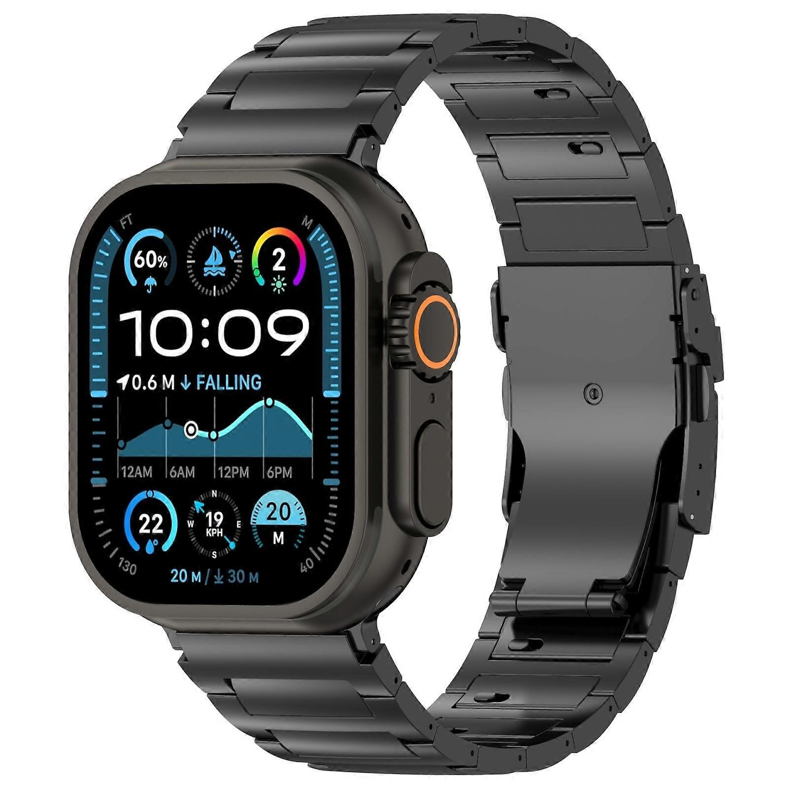 I-shaped Quick-release Safety Clasp Titanium Alloy Watch Band