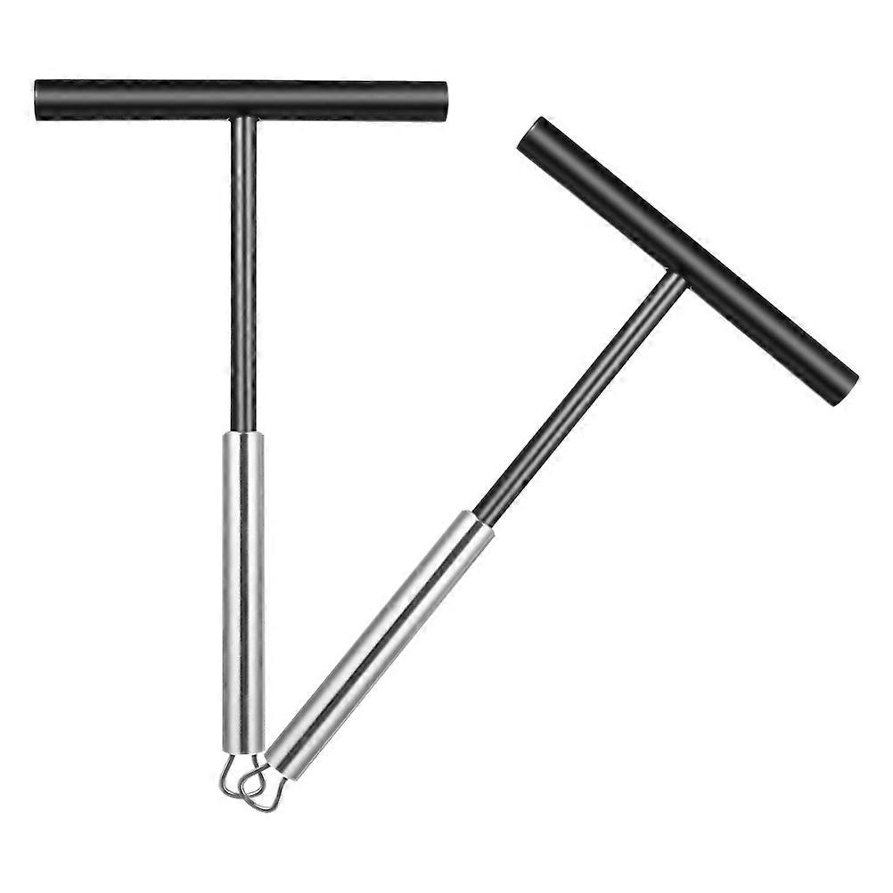 Black Stainless Steel Cake Cream for Cake Use 2Pcs Set