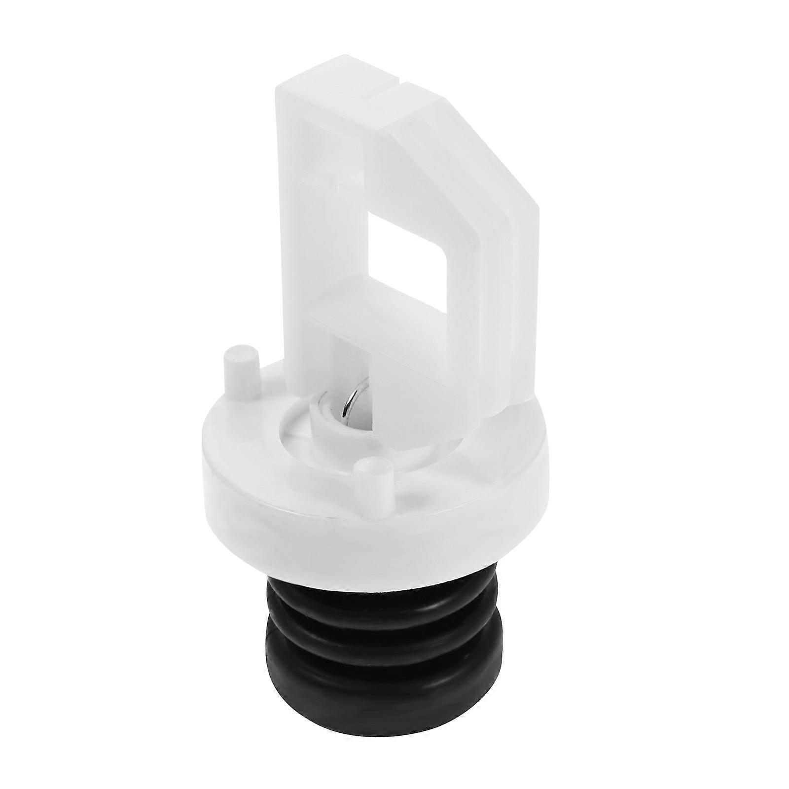 Washing Machine Drain Pump Valve Cover with Filter Net Black ABS