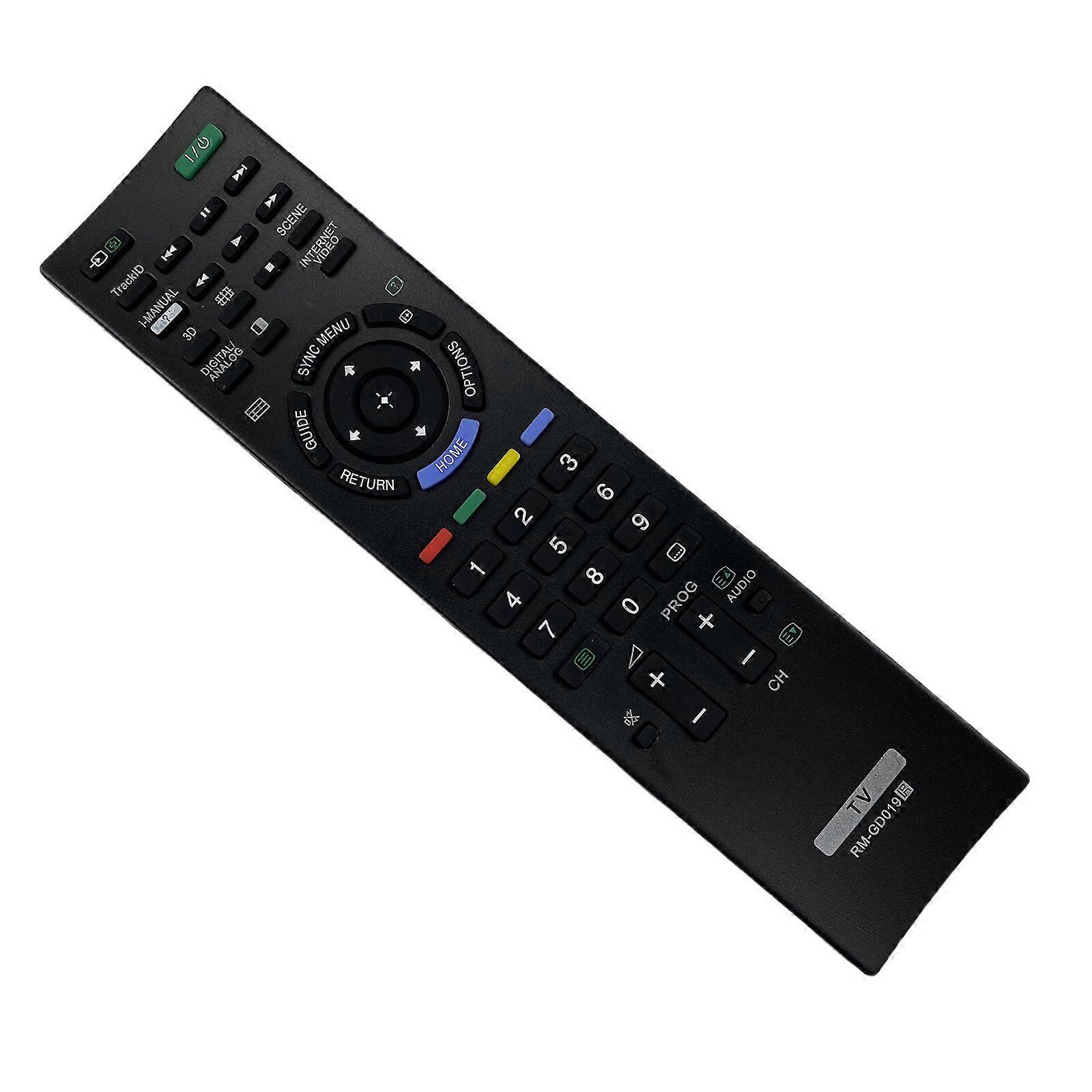Ergonomic Replacement Remote RM-GD019 For Dedicated Television Models Easy Coverage Quick Sync Design Multicolor