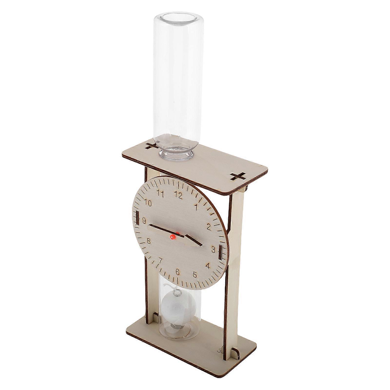 Drip Water Clock Science Experiment Kit for DIY Use 1Set Beige Material