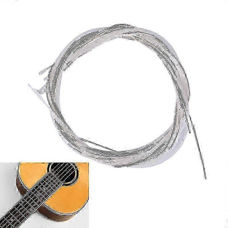 Acoustic Guitar Strings Set, Super Light 6 Pieces for Standard Use