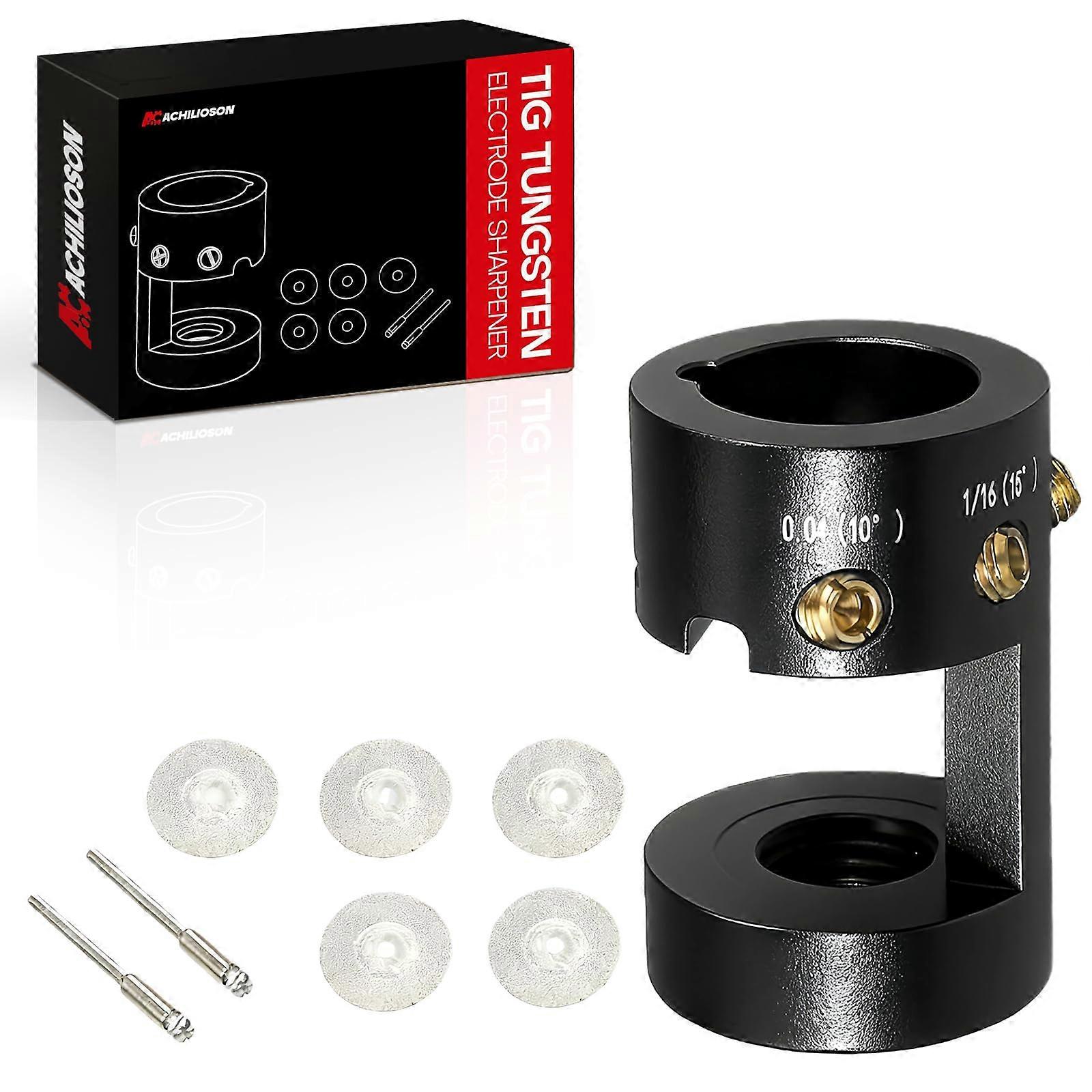 TIG Tungsten Grinder with Four Precision Angle Options, Electrode Sharpener for 0.04'1/8' TIG Welding