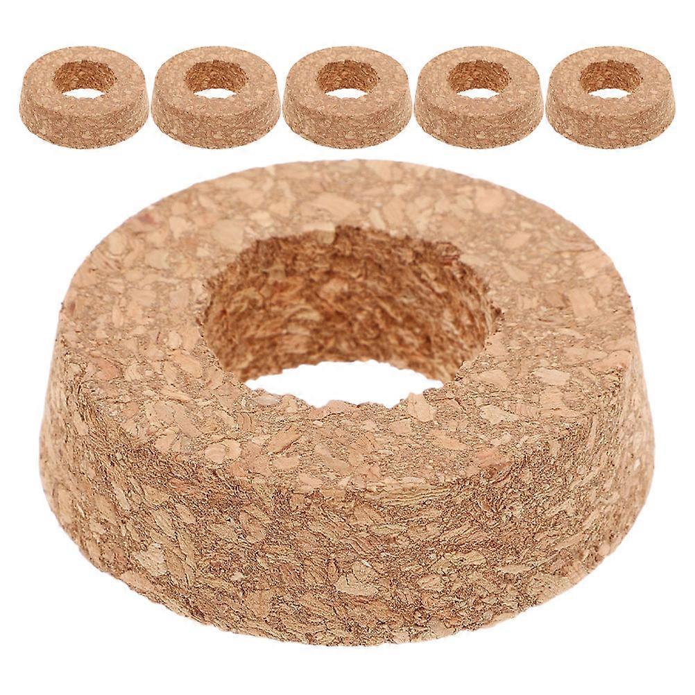 Micro Landscape Vase Cork Lid for Hydroponic Plants with 6Pcs Set